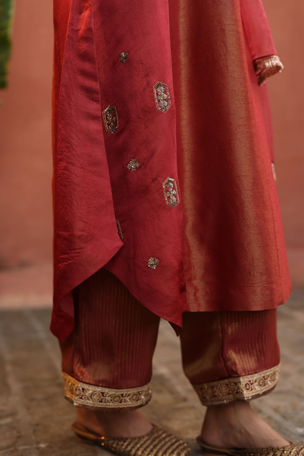 Orange Tara Kurta Set