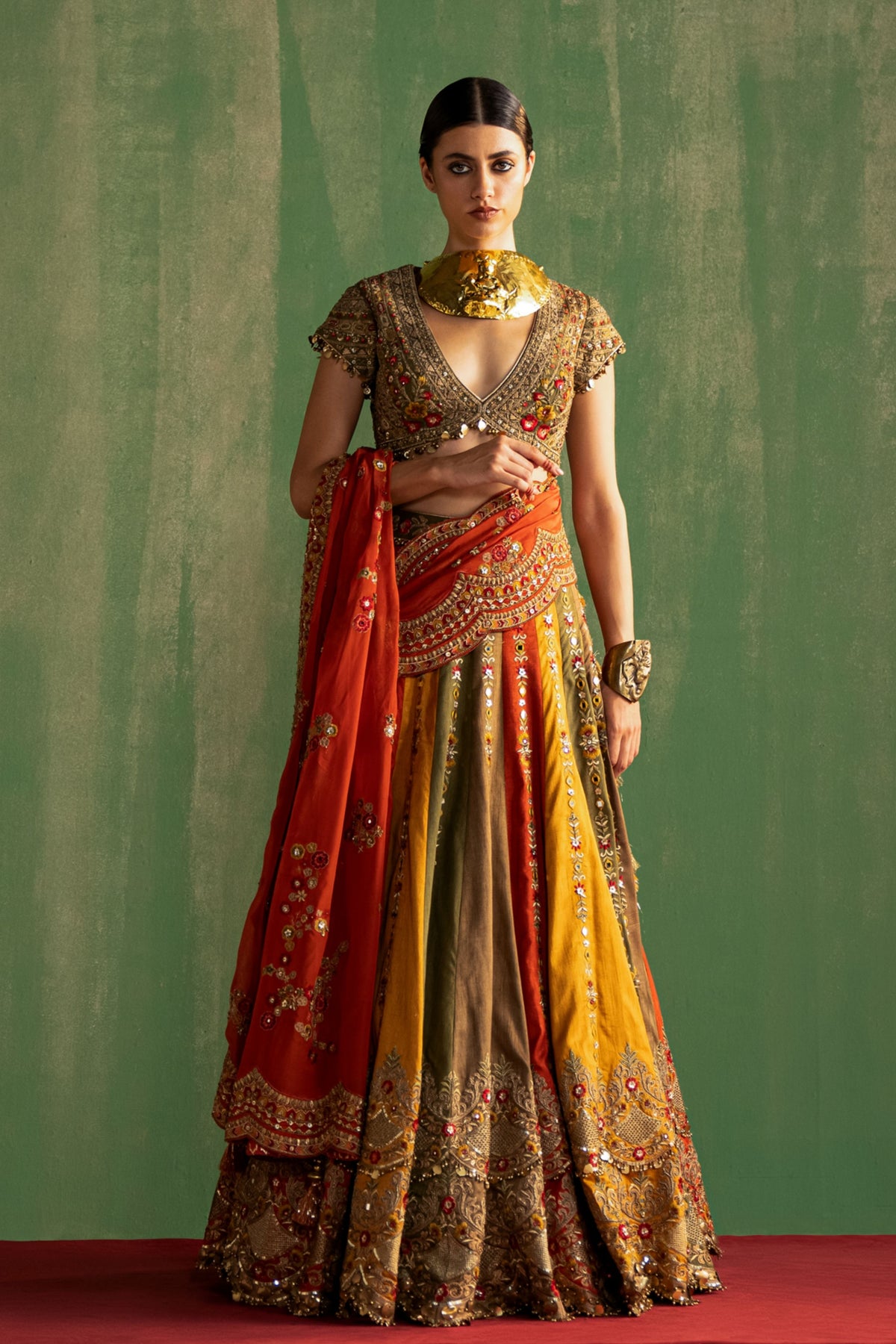 Arohi Silk Lehenga Set