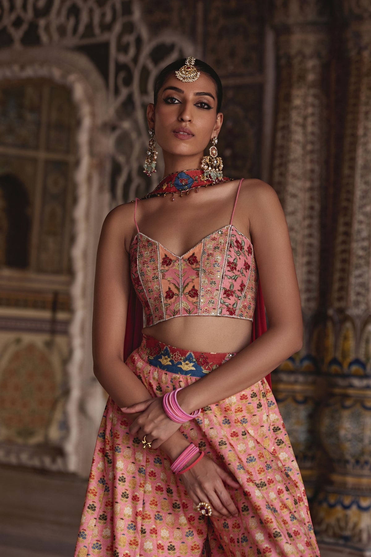 Sunset Saima Sharara Set