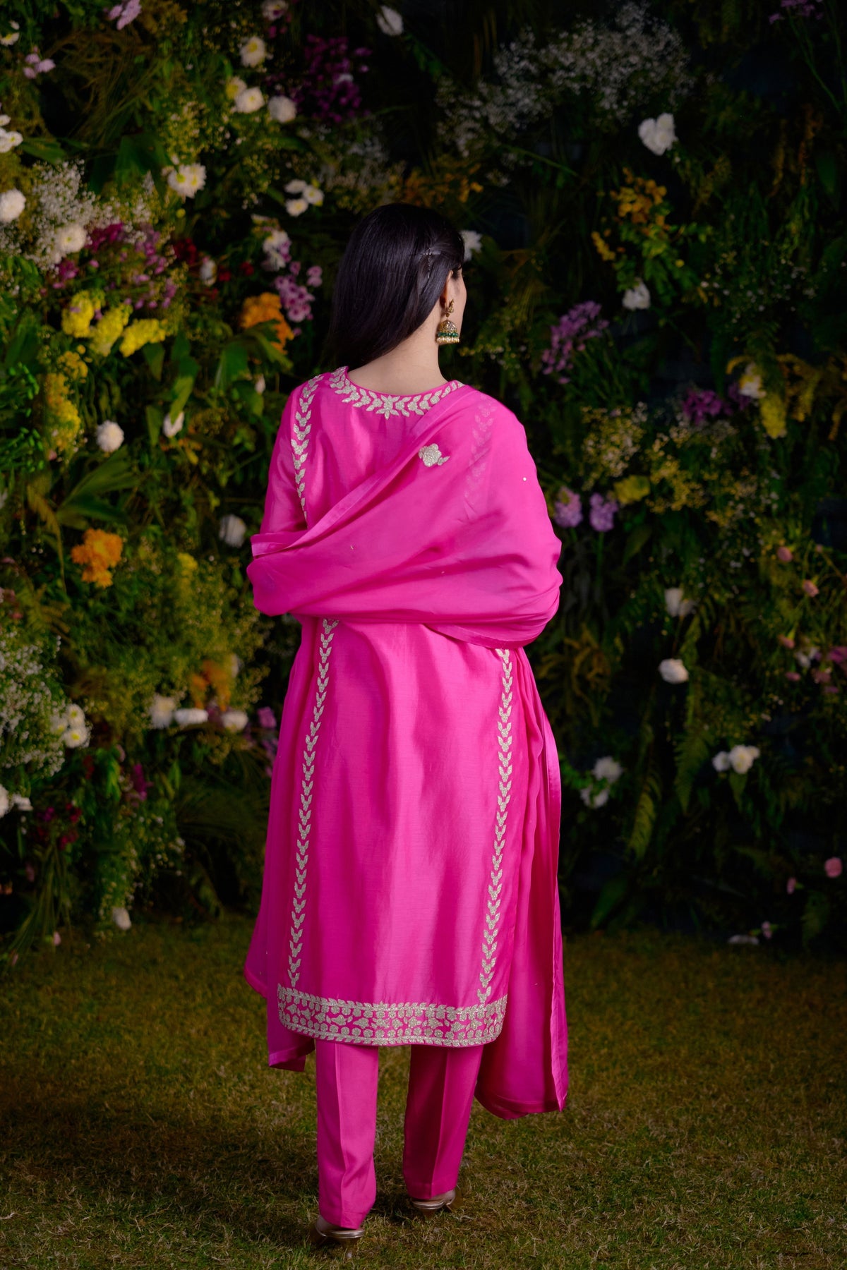 Fuschia Pink Kurta Set