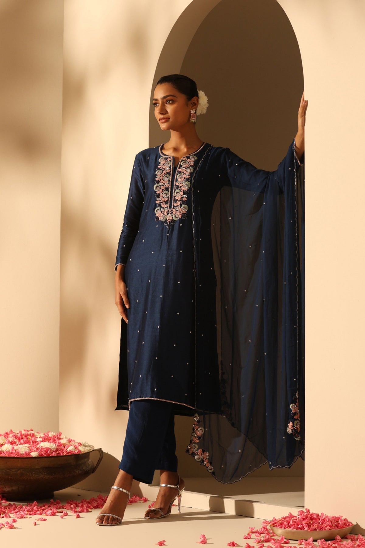 Barkha Blue Kurta Set