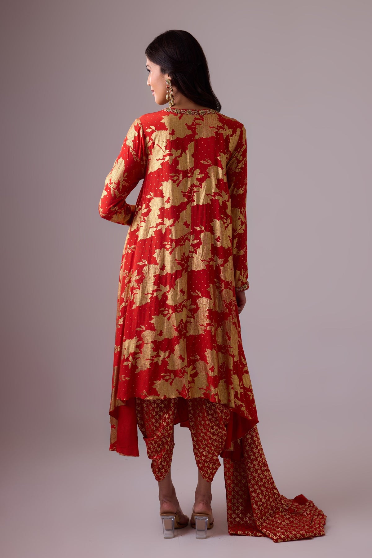 Sindori Red  Kurta Set