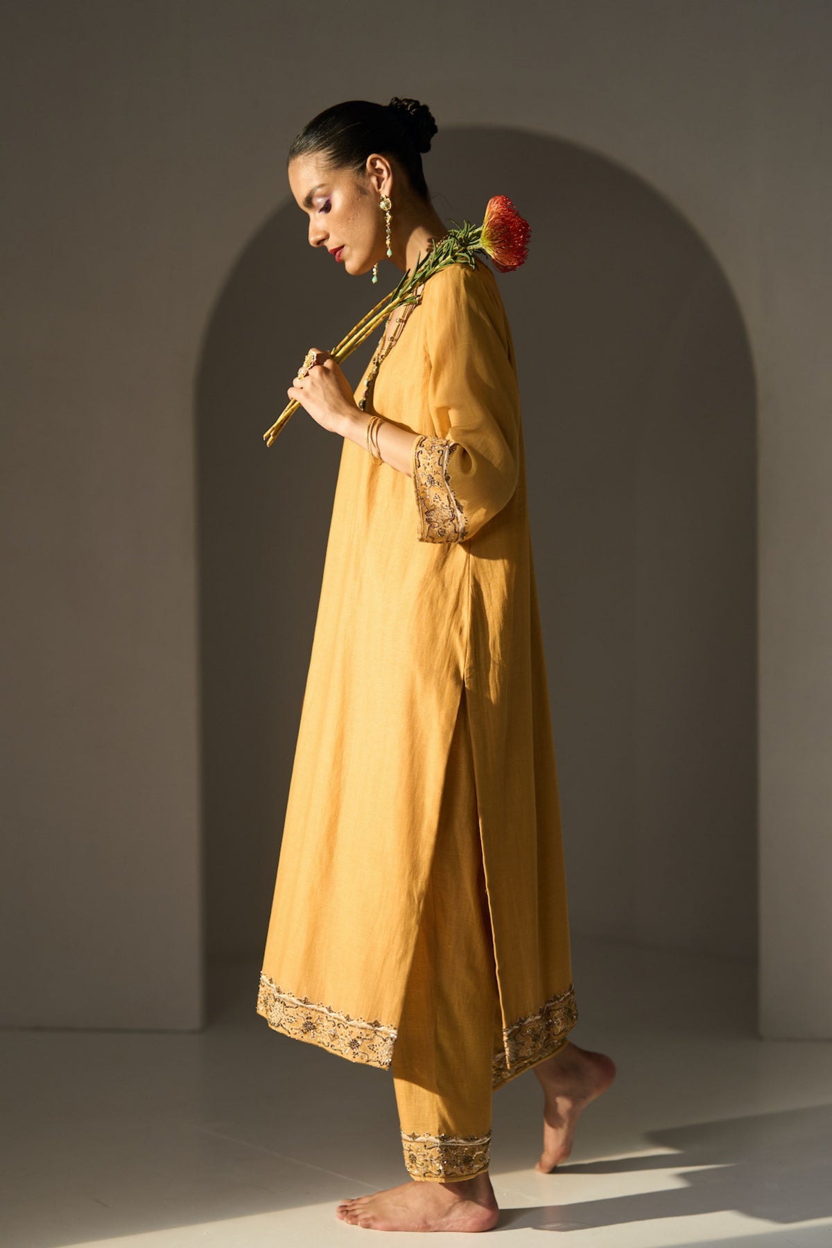 Yellow Pavit Kurta