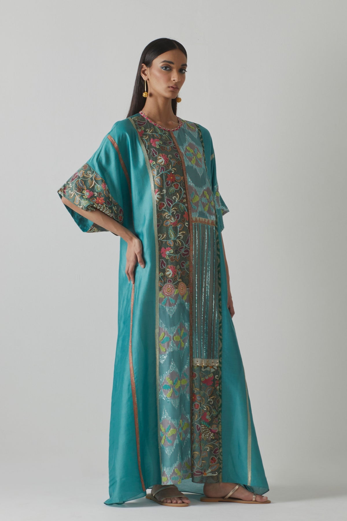 Bluefloral Kaftan