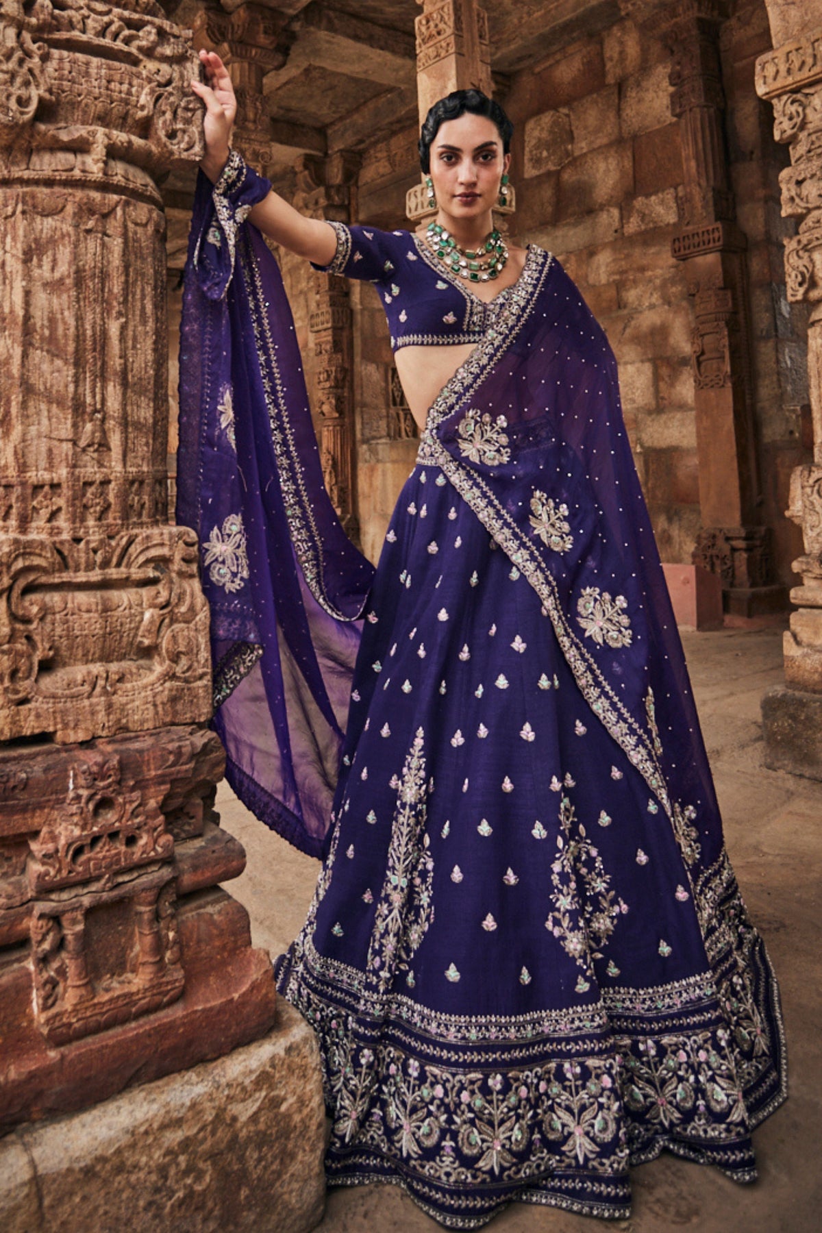 Amethyst Lehenga Set