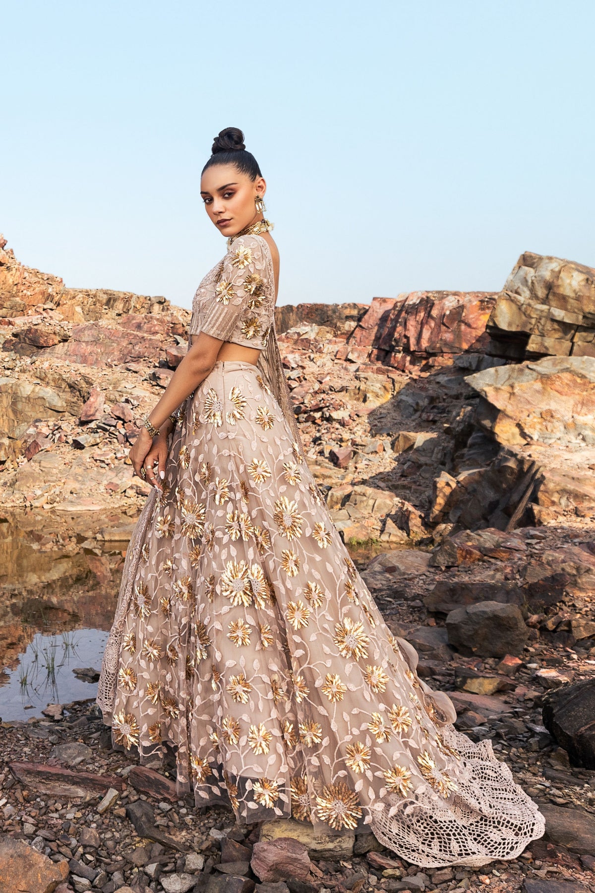 Bloom Blush Pink Lehenga