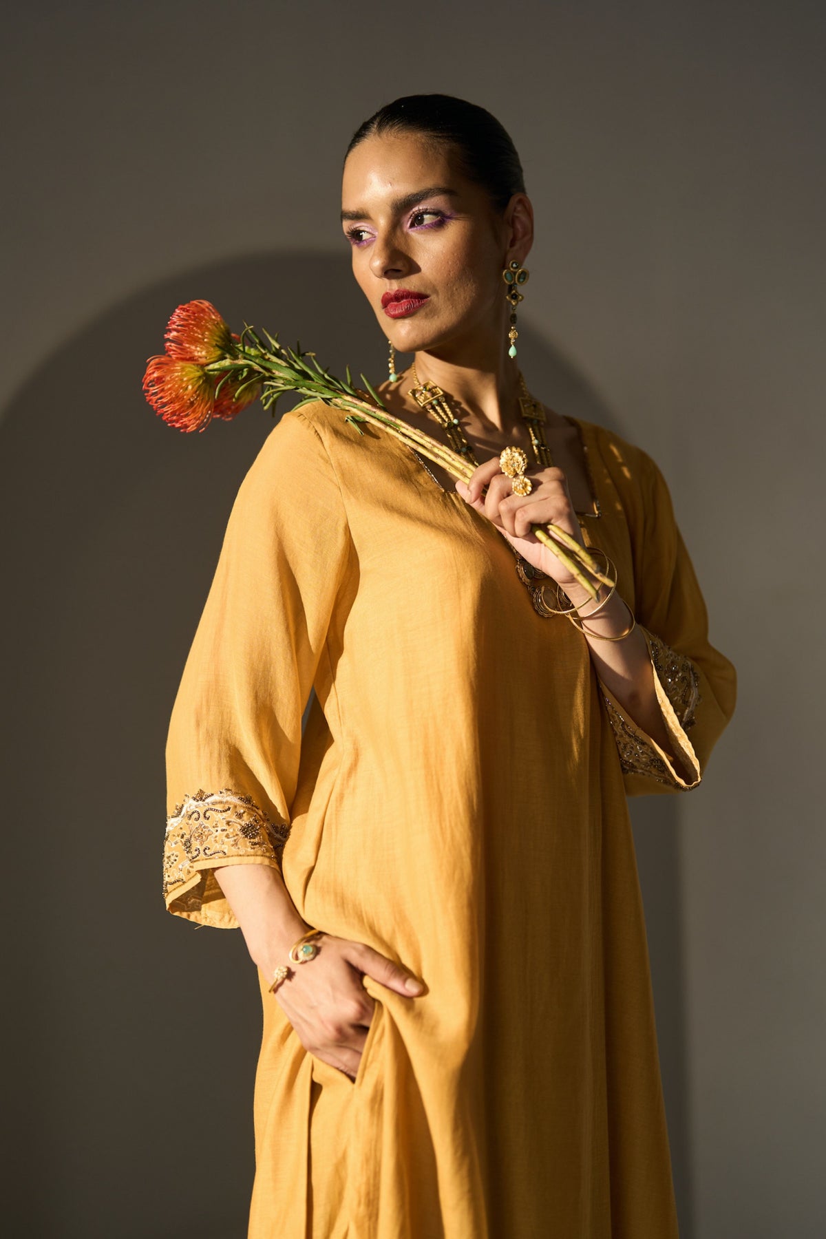 Yellow Pavit Kurta