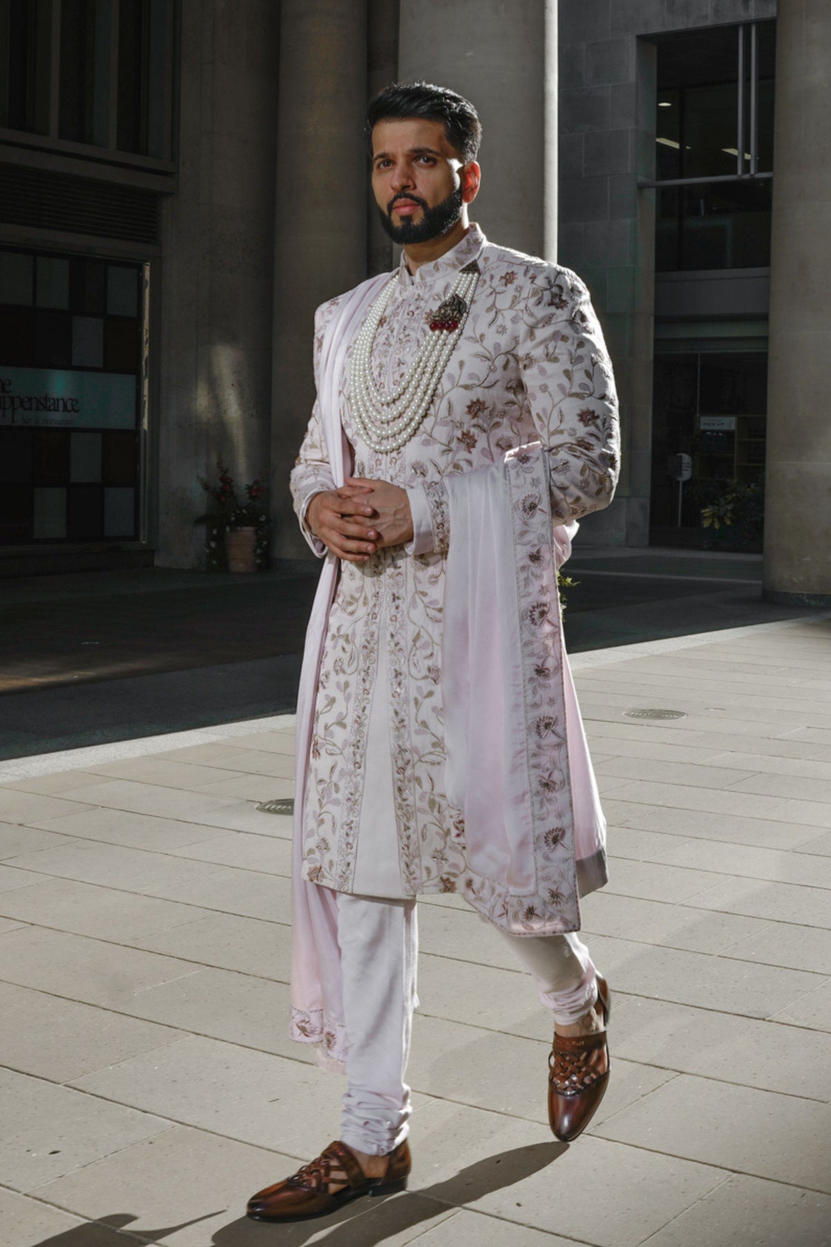 Lilac Blush Sherwani Set