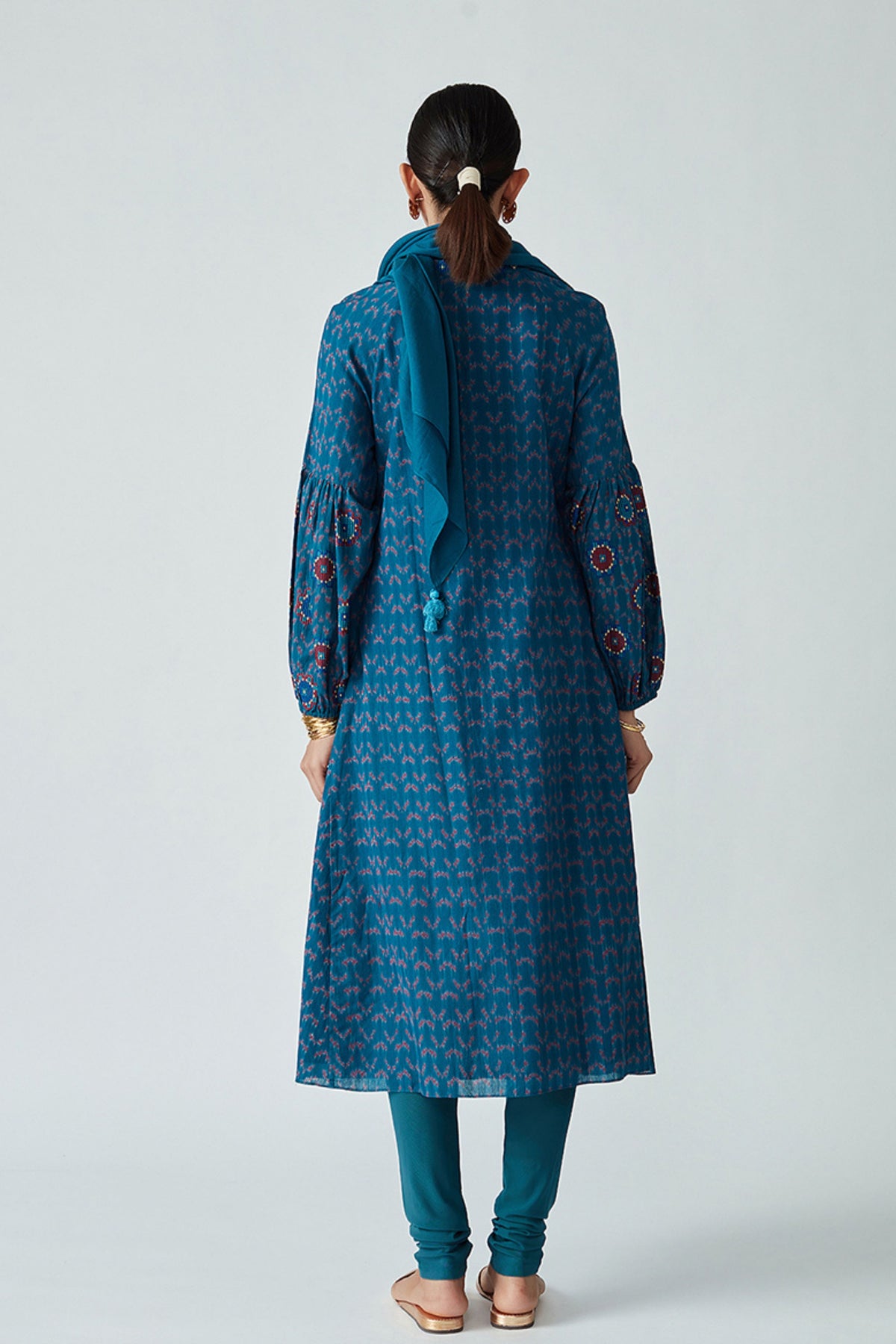 Jamara Handloom Ikat Kurta Dress