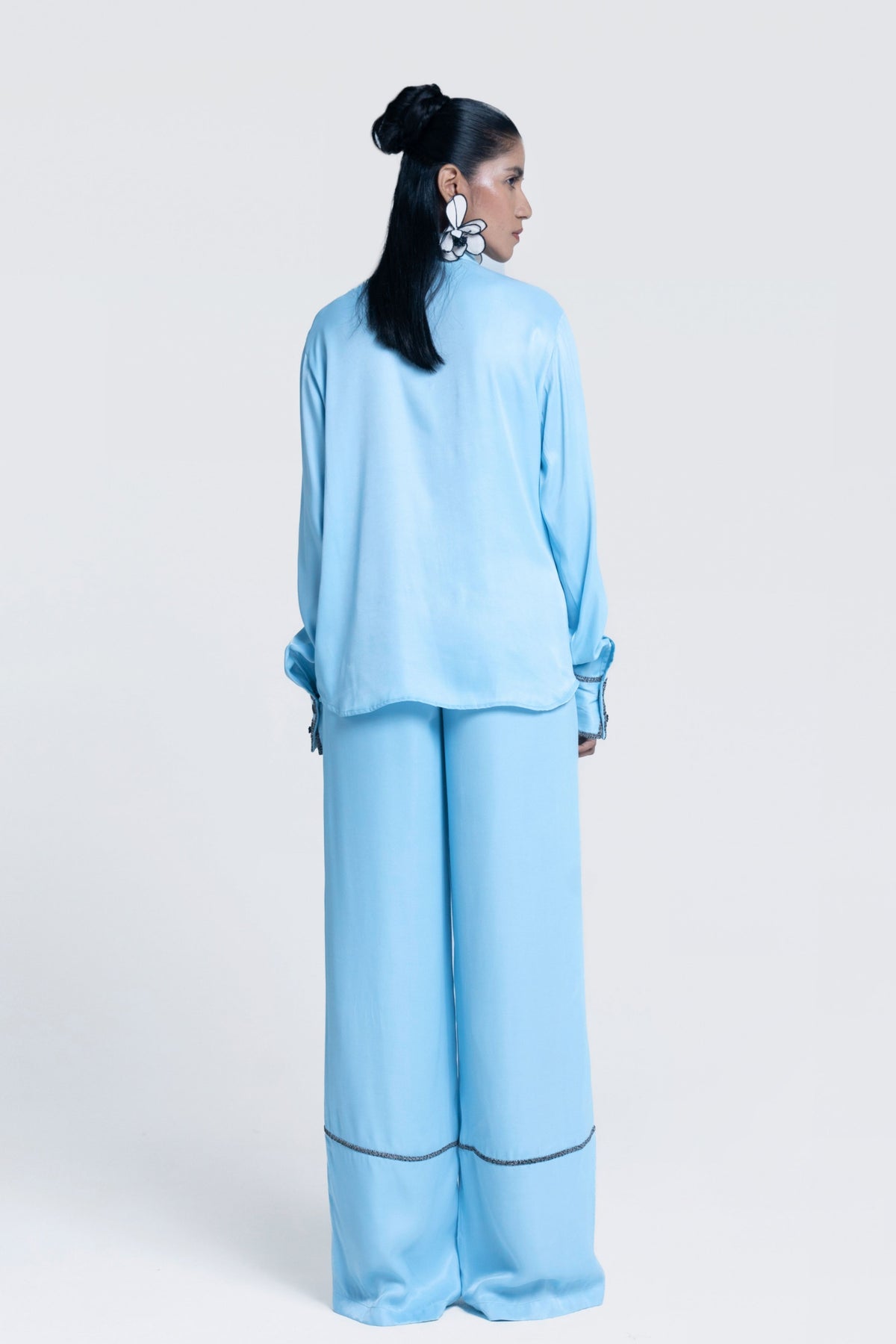 Echo Blue Straight Trousers