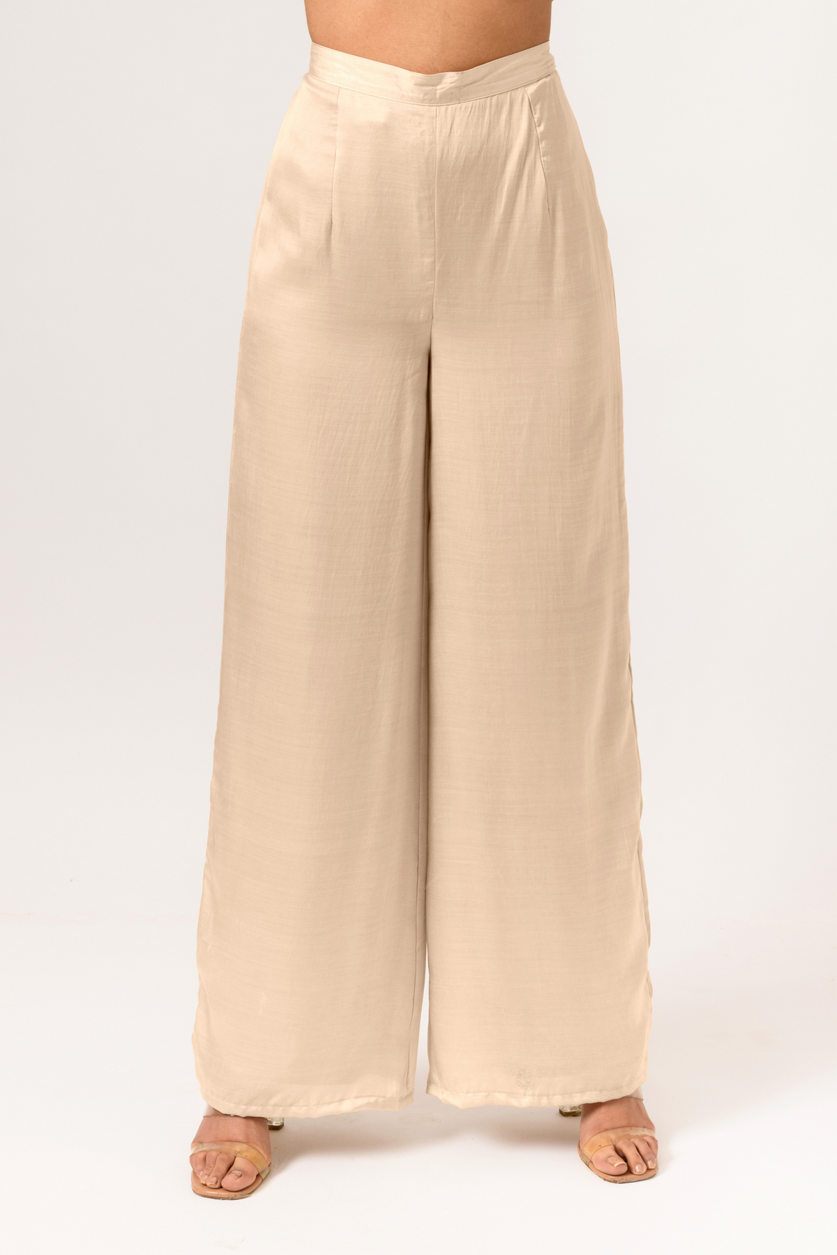 Ecru wide legged pants