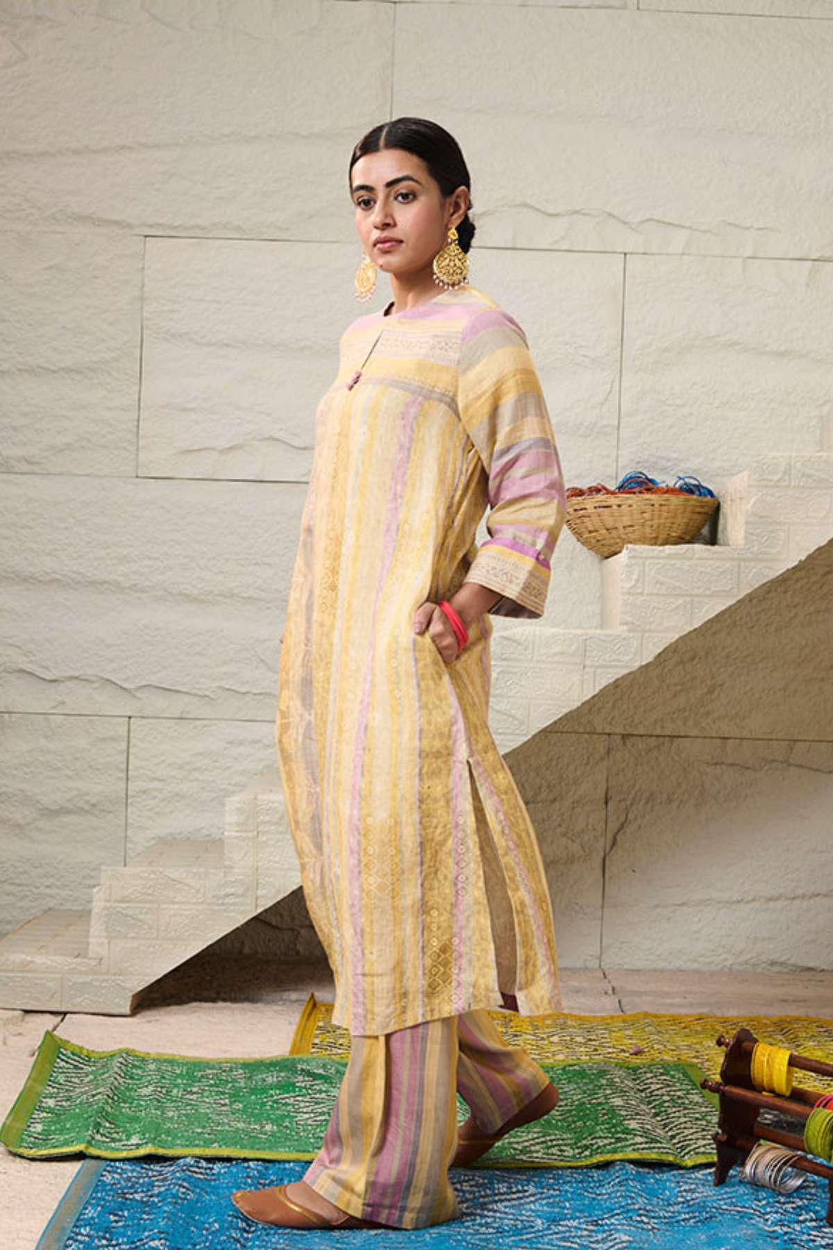 Jyot Yellow Kurta Set