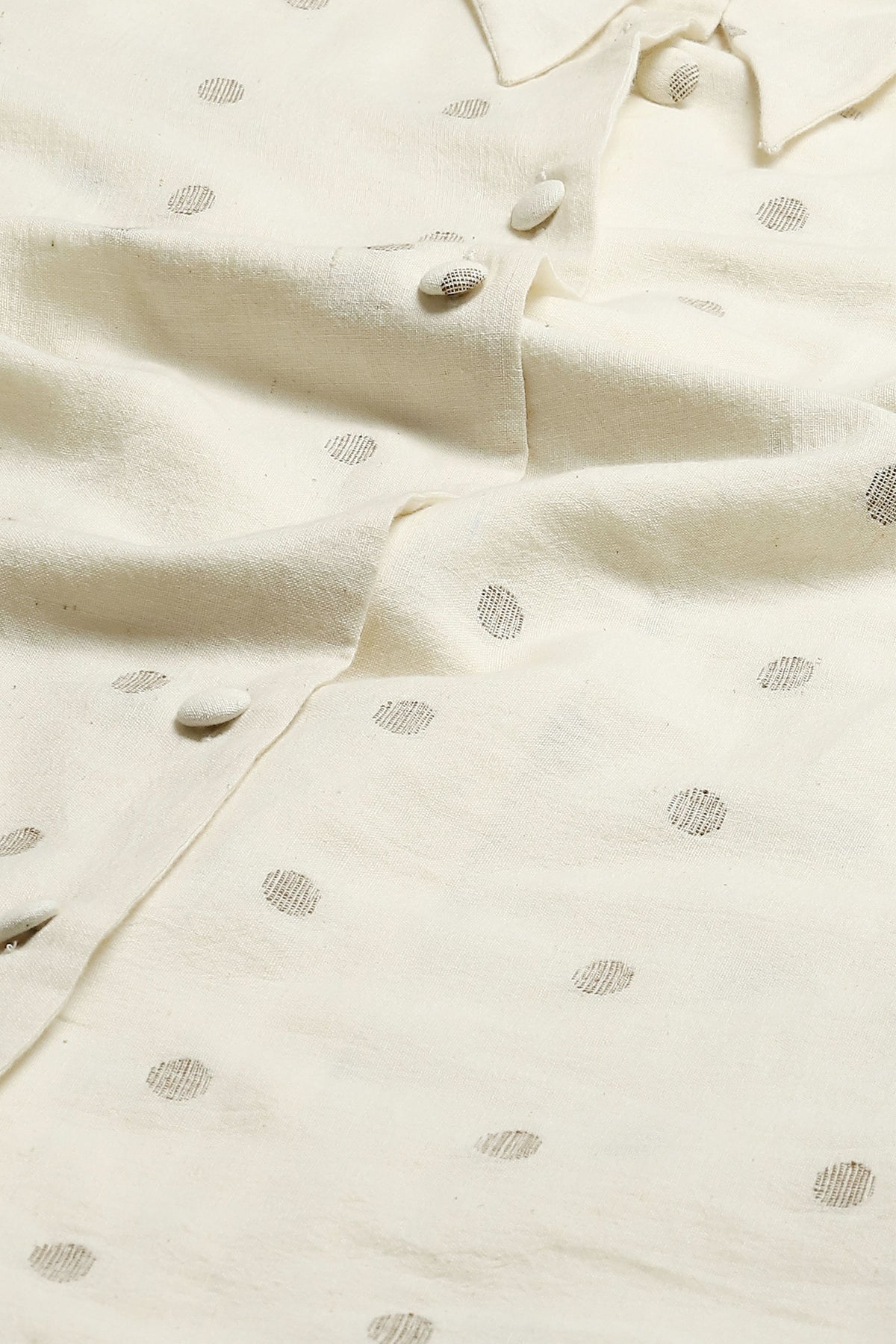 Border Jamdani Dots Shirt