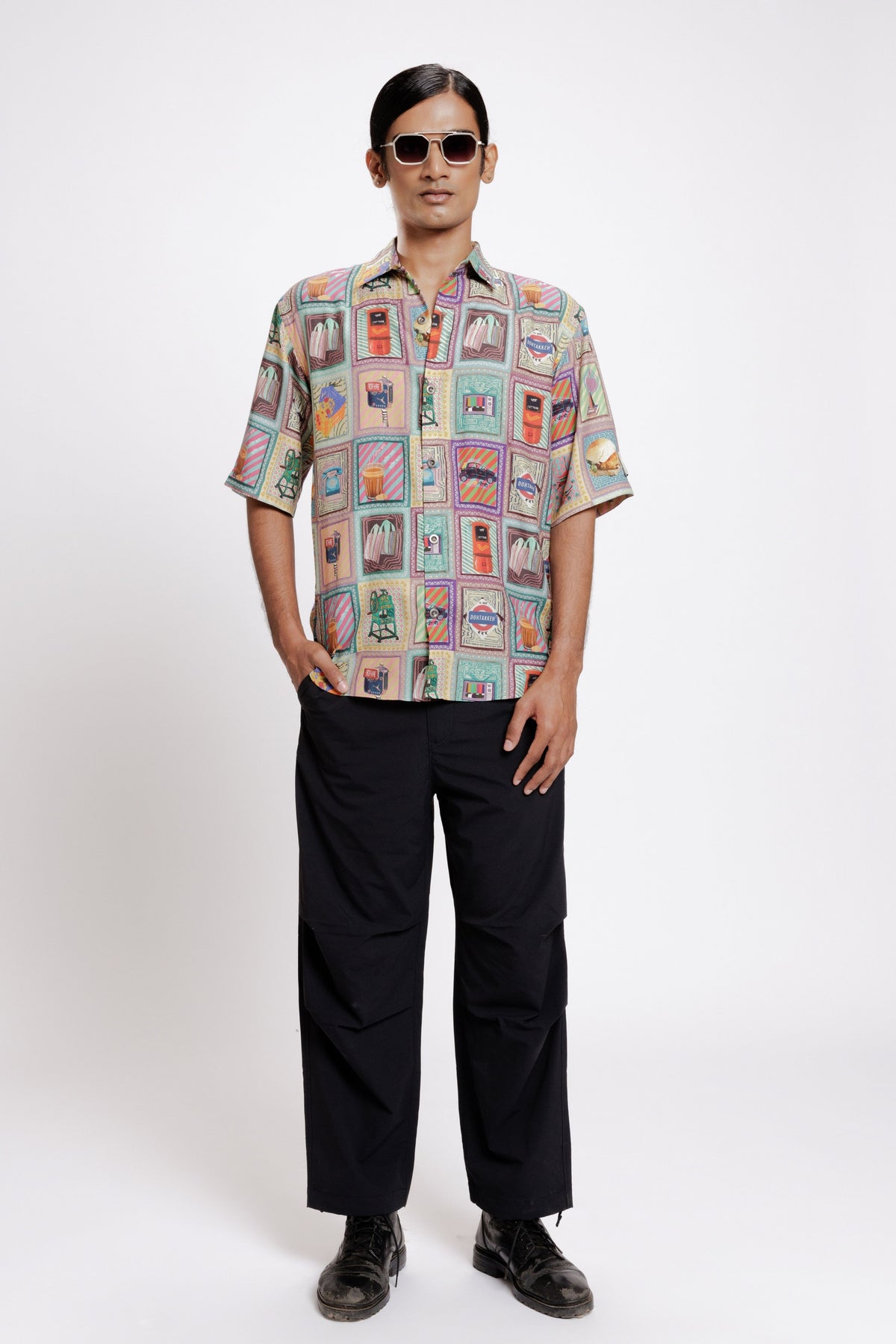 Kaali Peeli Half Sleeve Shirt