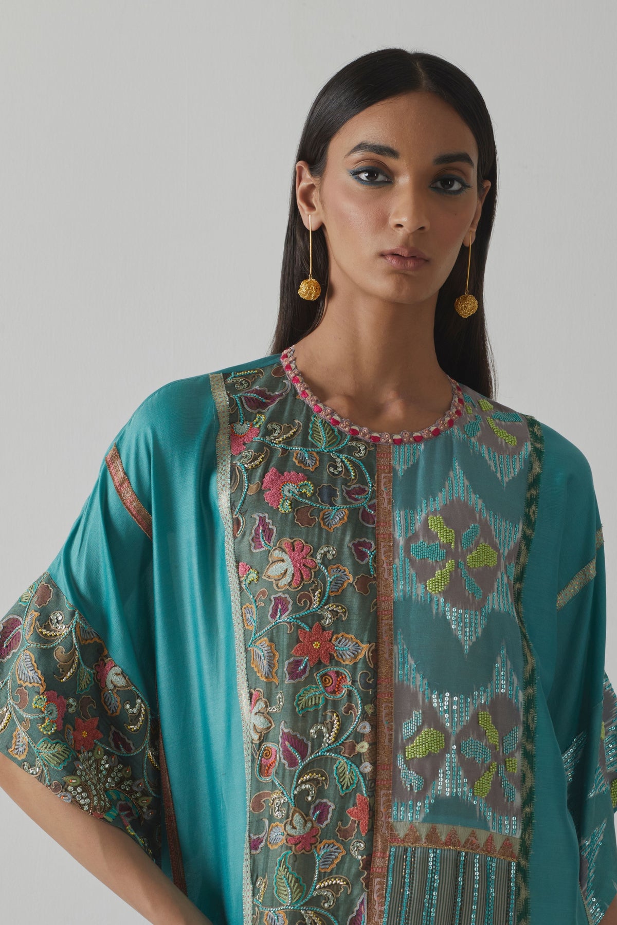 Bluefloral Kaftan