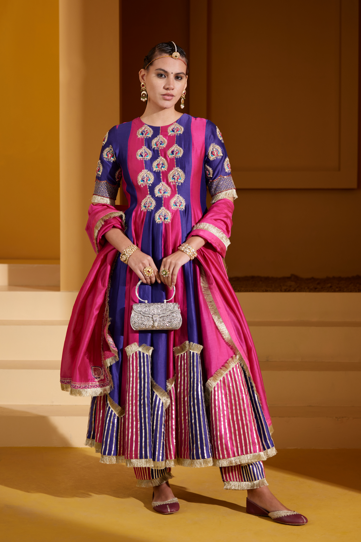 Pink/Purple Anarkali