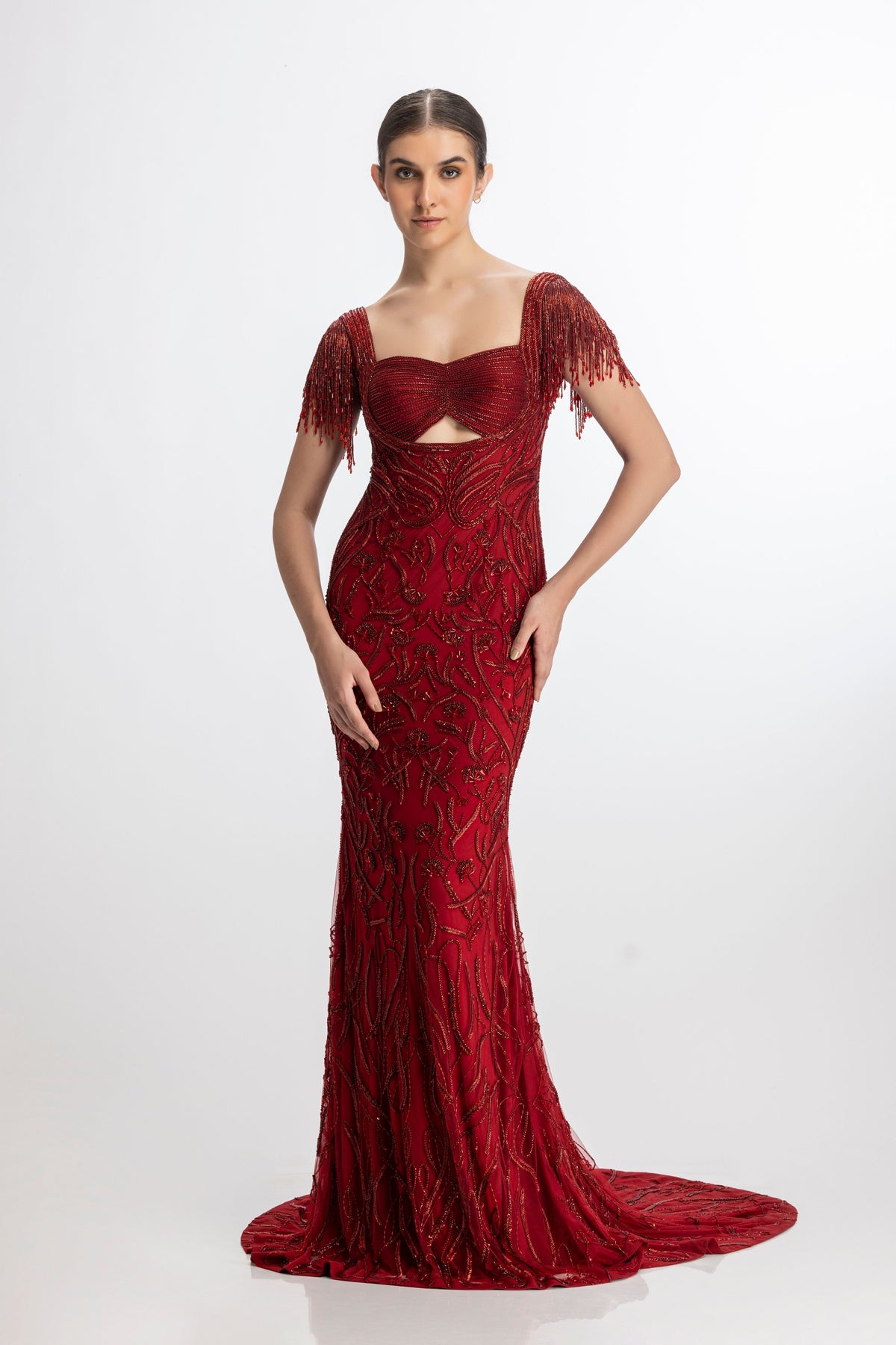 Scarlet Red Gown