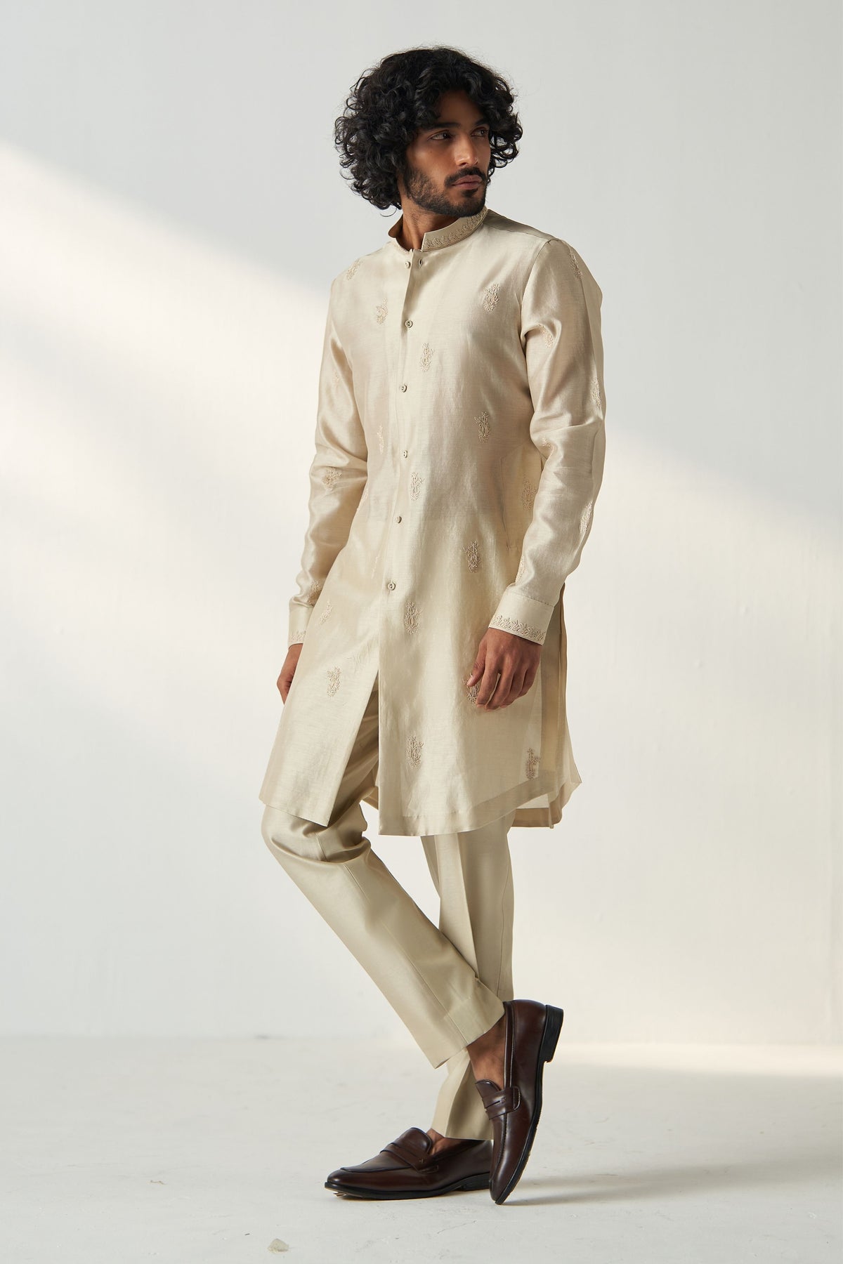 Light Beige Aryan Kurta Set