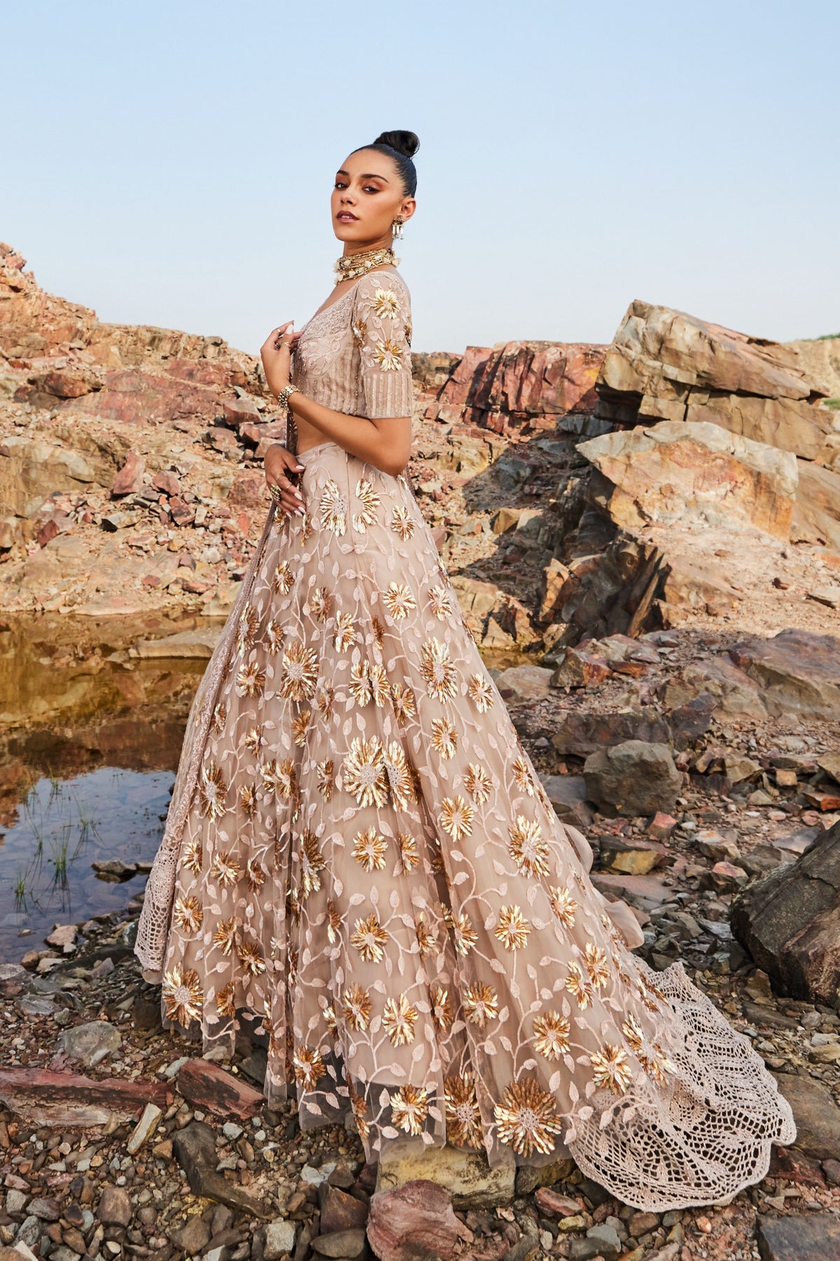 Bloom Blush Pink Lehenga