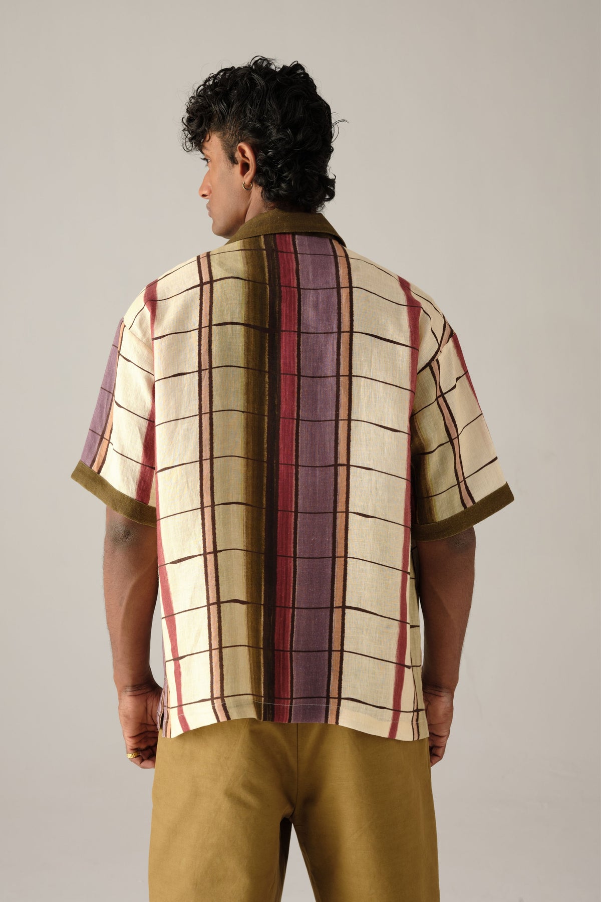 Multi Striper Unisex Oversized Shirt