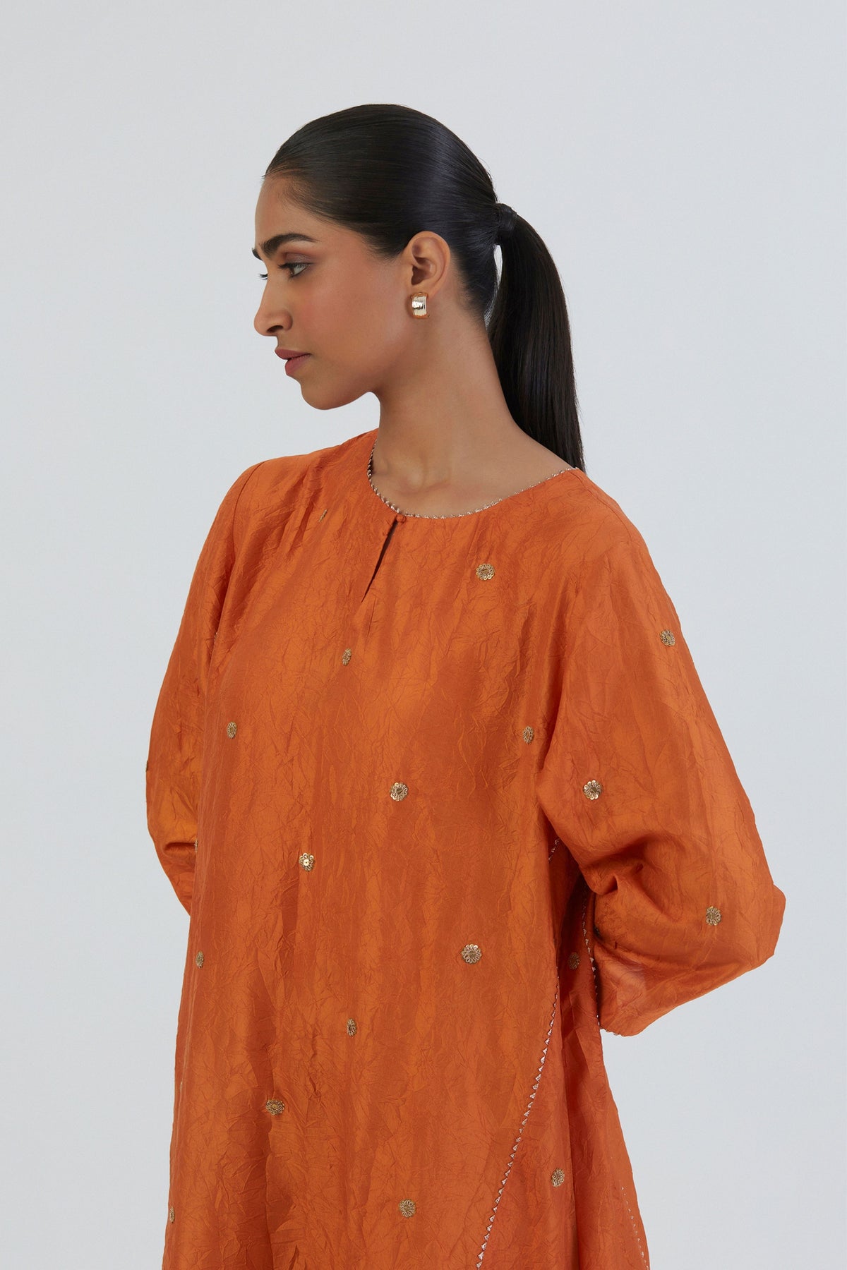 Meer Orange Kurta &amp; Pant