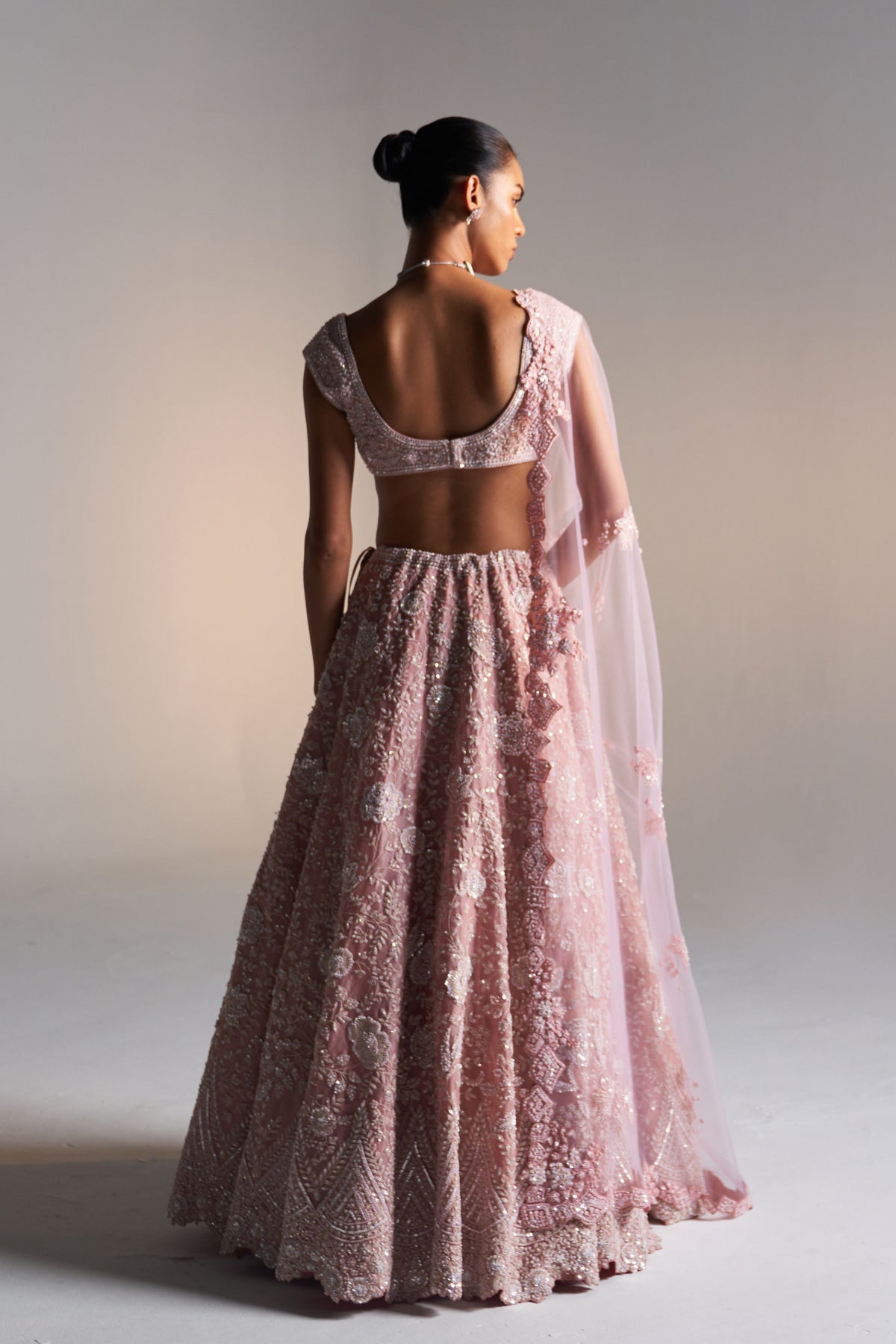 Camellia Pink Lehenga Set