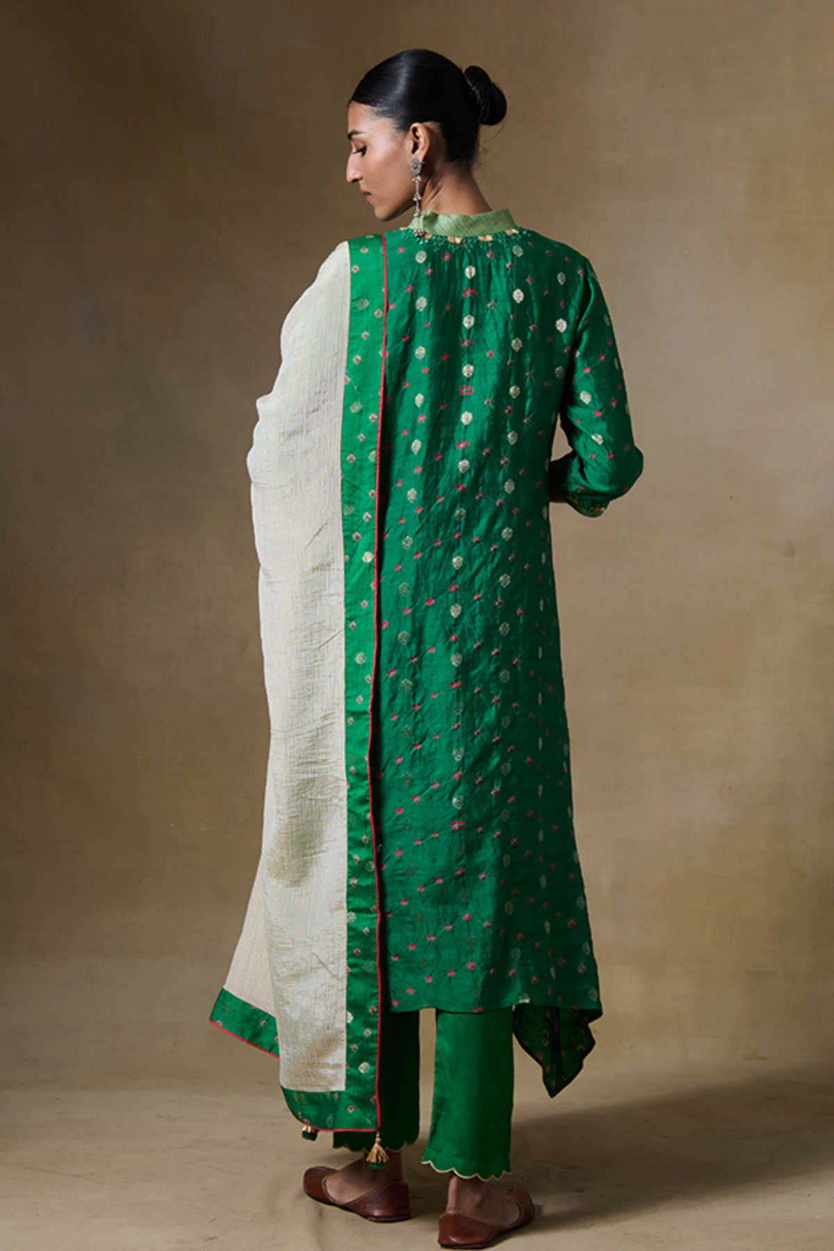 Kanan Kurta Set in Green