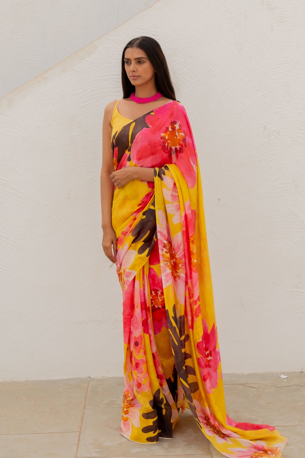 Tuscany Flowers Saree