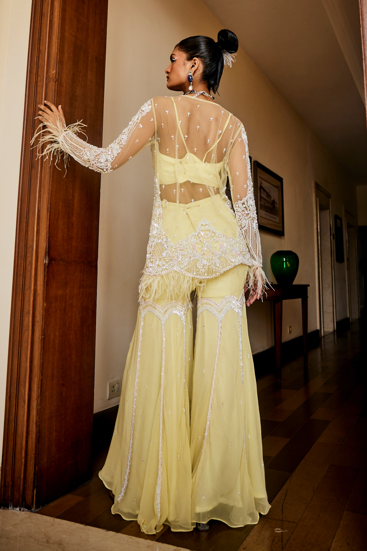 Lemon Sharara Set