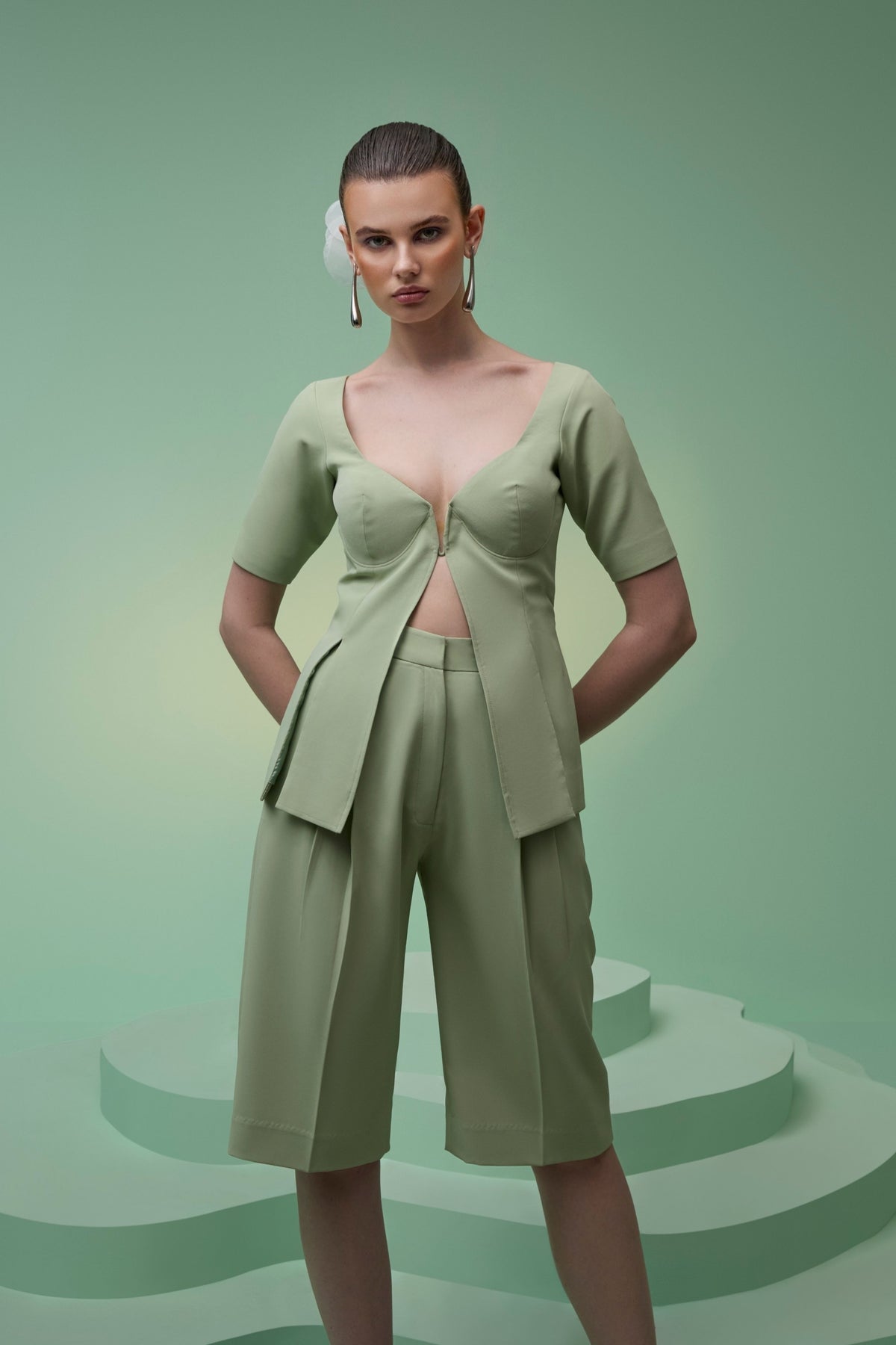 Mint Green Culottes