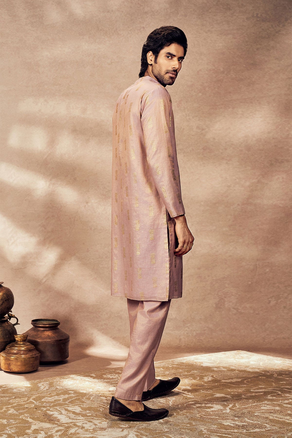 Lilac Timber Tribe Kurta Set