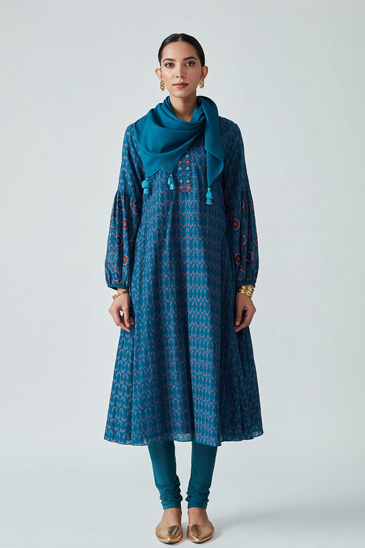 Jamara Handloom Ikat Kurta Dress