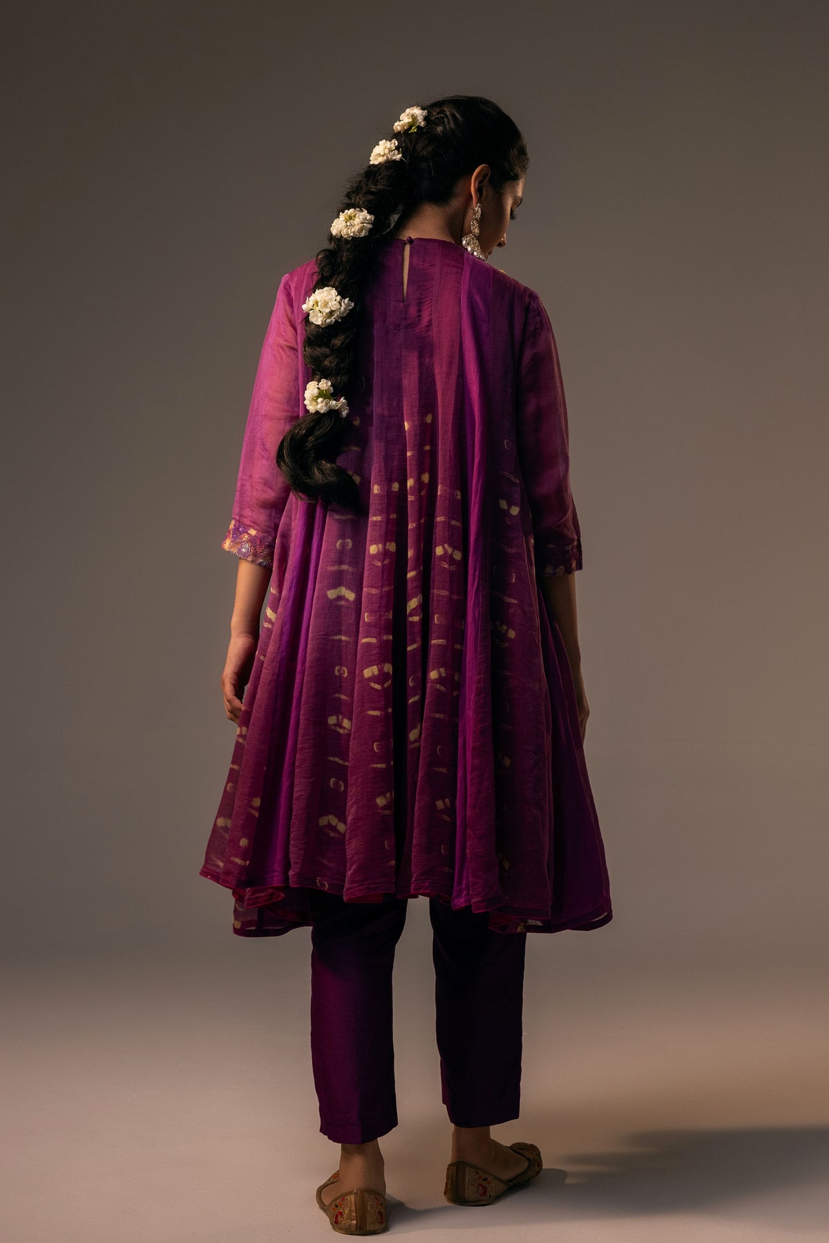 Purple Kurta With Pant