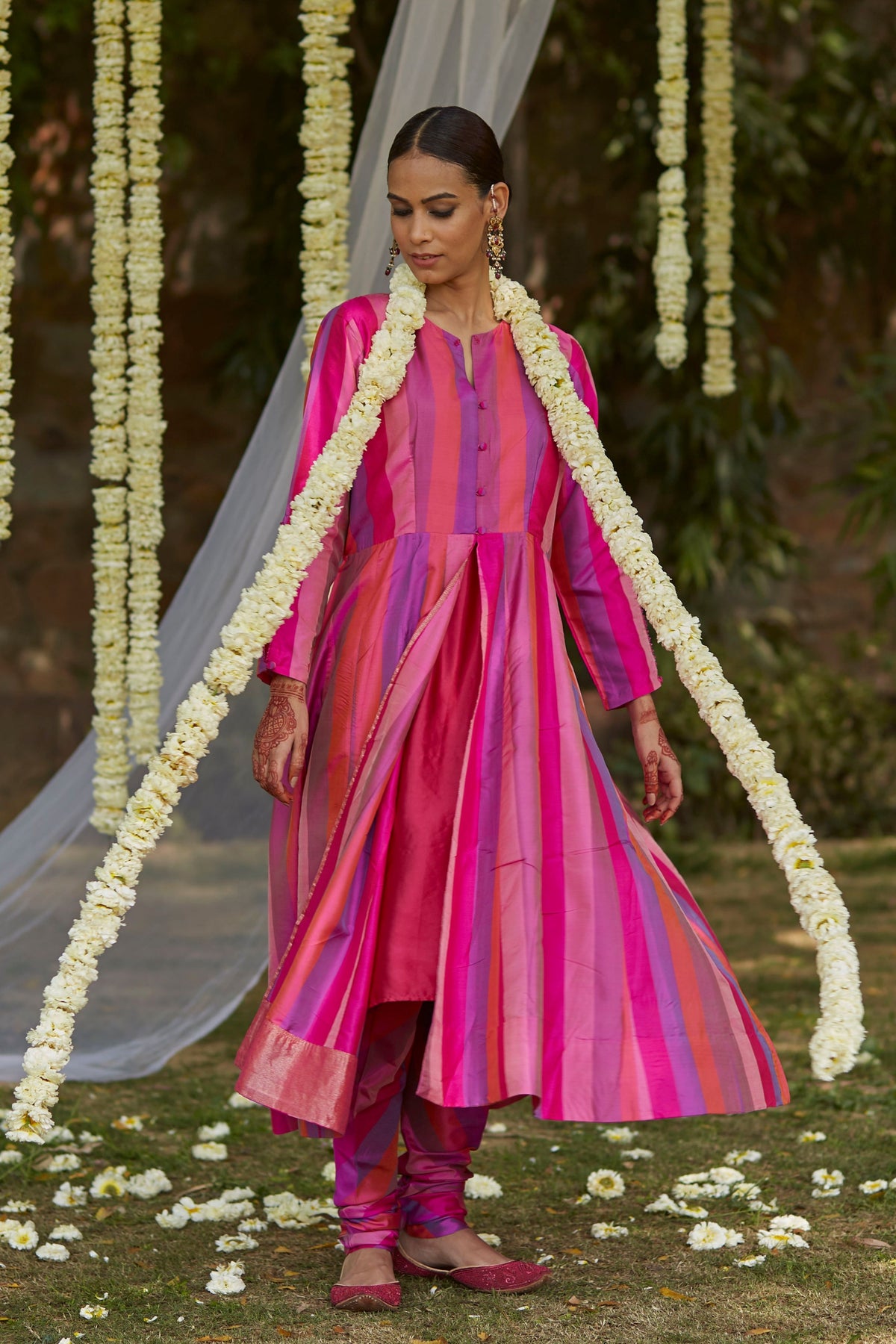 Rani Pink Anarkali