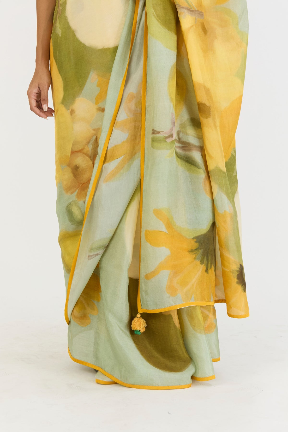 Lemonade Yellow Saree