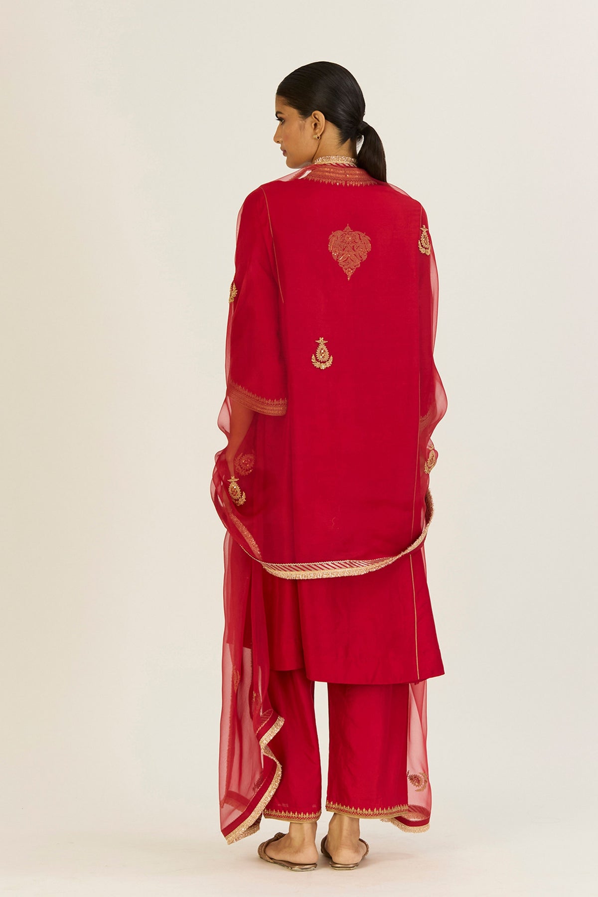 Aparna Red Dupatta