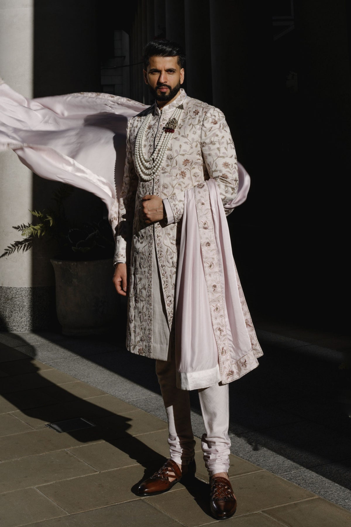 Lilac Blush Sherwani Set