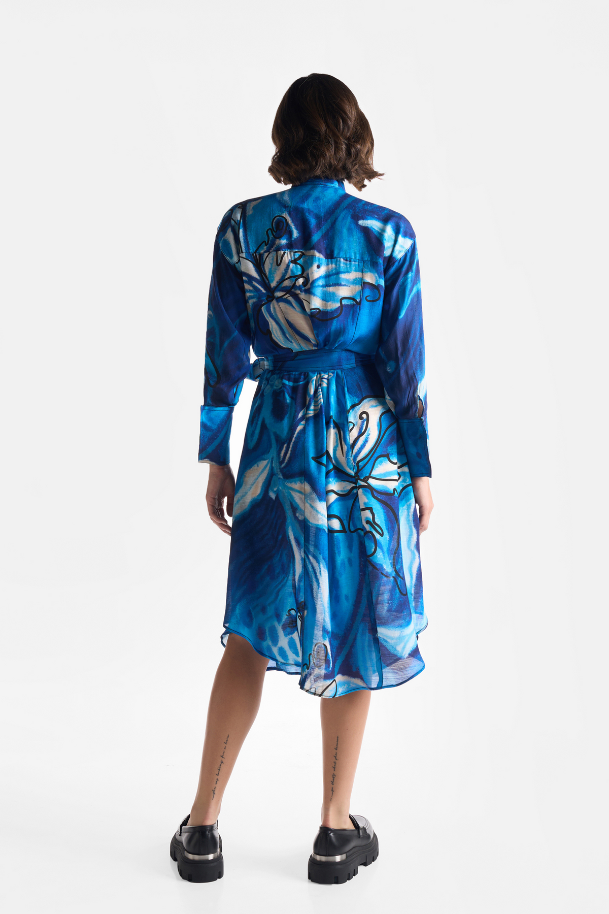 Lapis Lazuli Shirt Dress