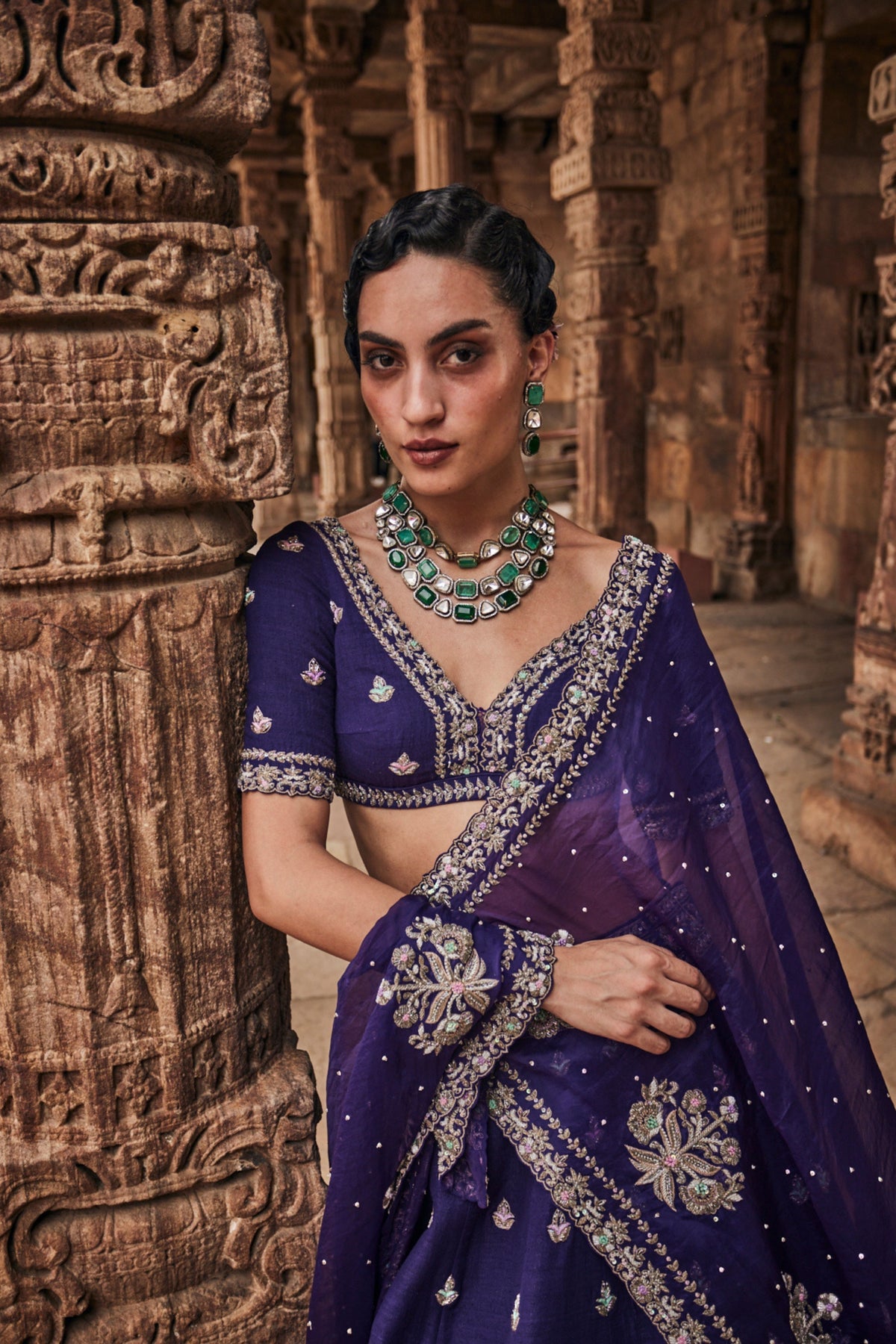 Amethyst Lehenga Set