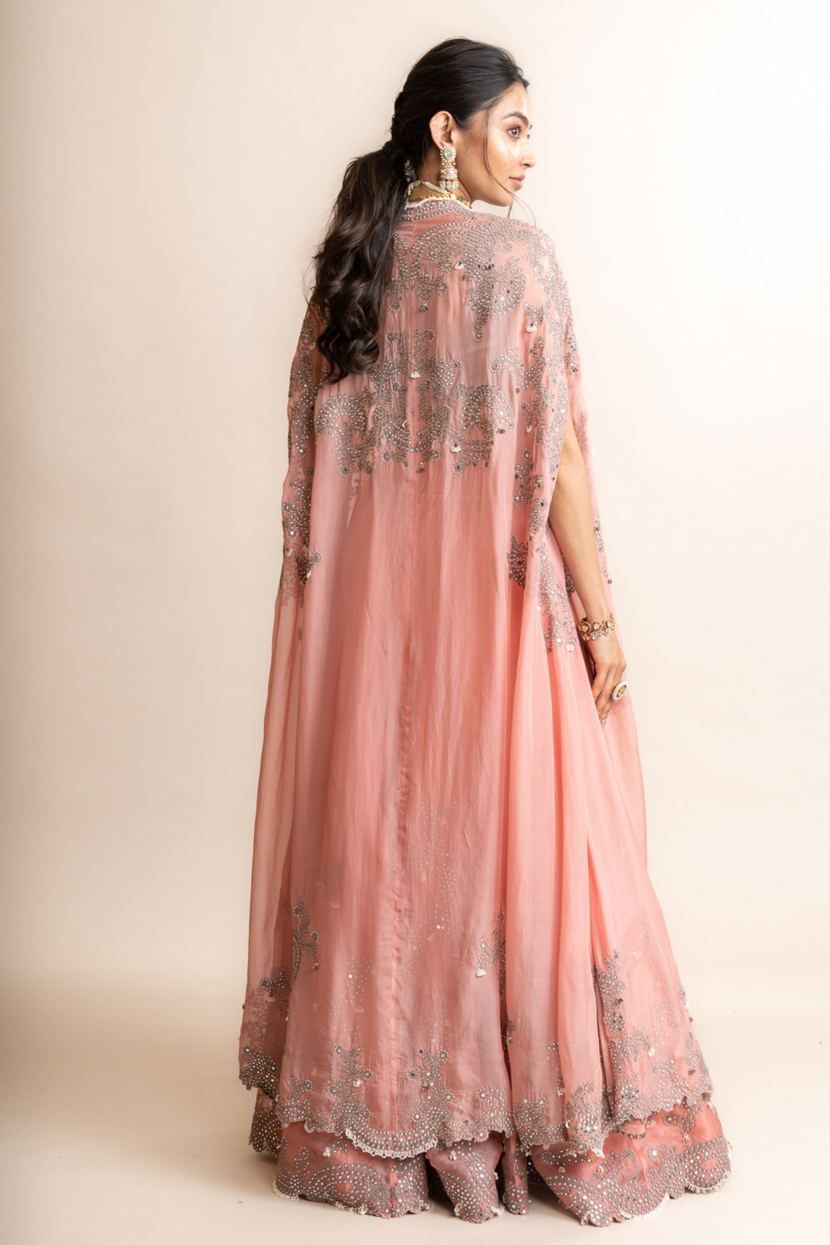 Organza Lehenga Set