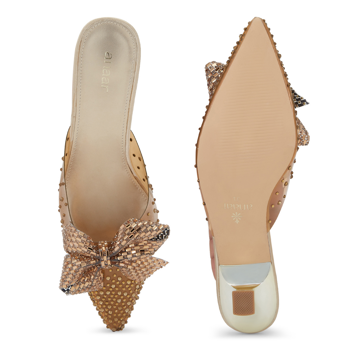 Cinderellas Slipper Wedding Gold Heels