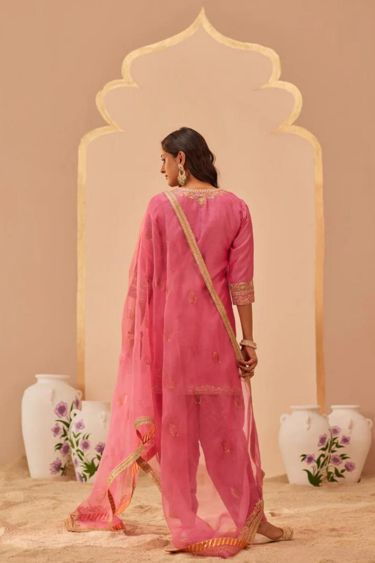 Nafisah Pink Kurta Set