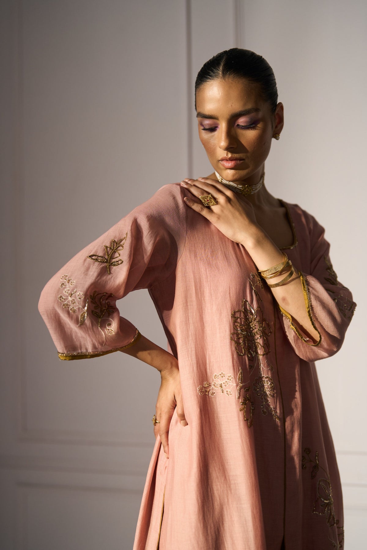 Pink Balori Kurta