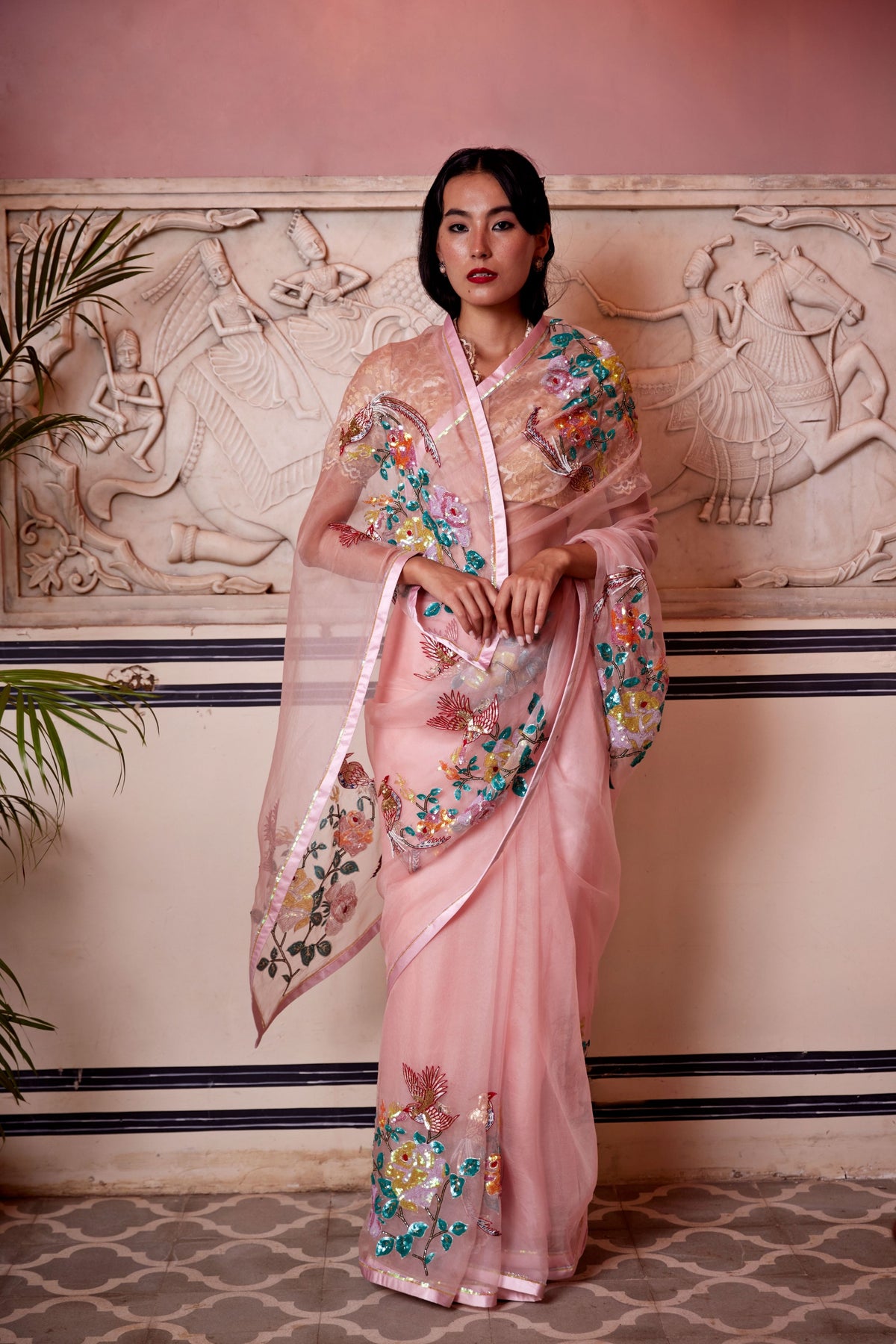 Lalitya Blush Pink Saree