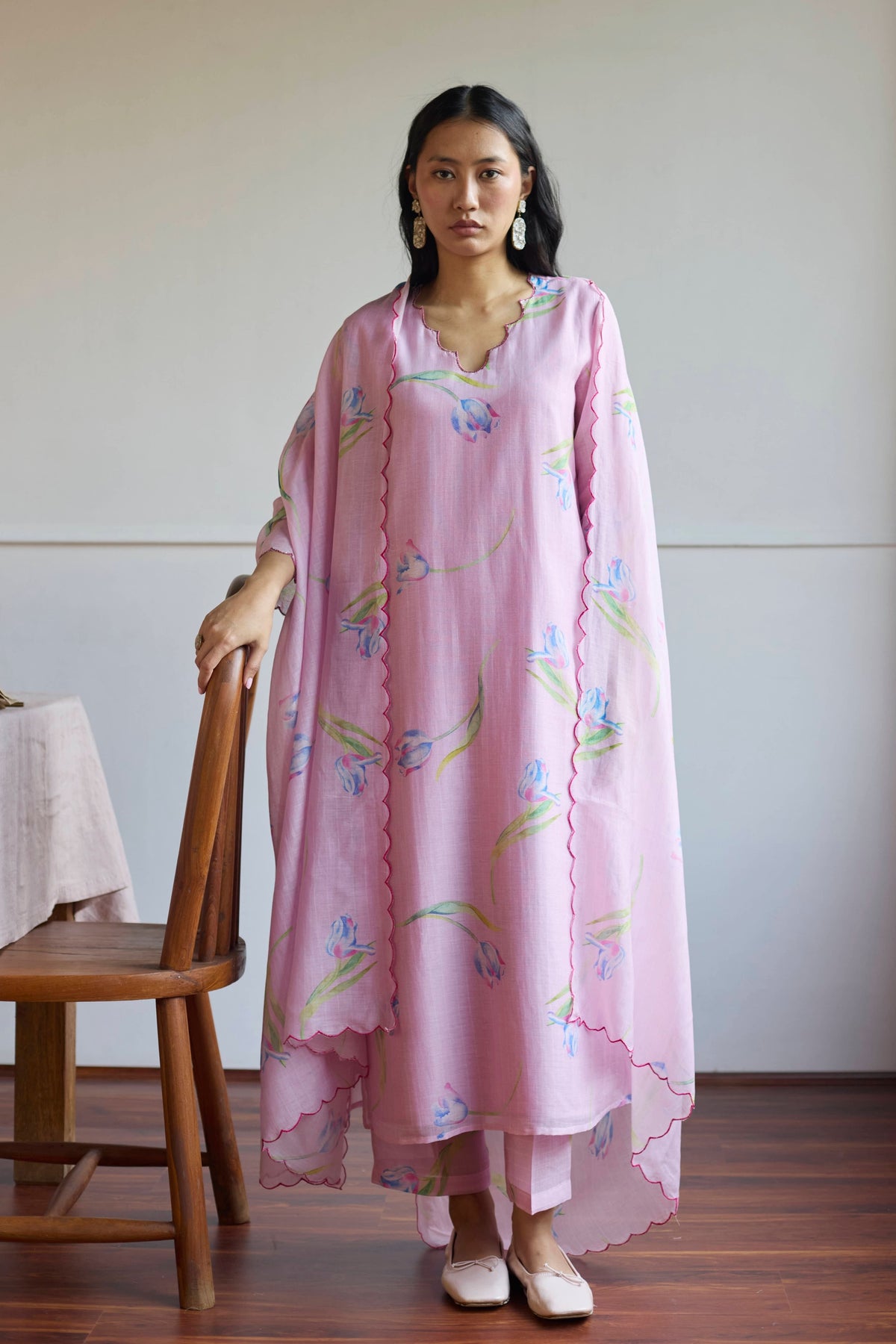 Lilac Tulip Kurta Set