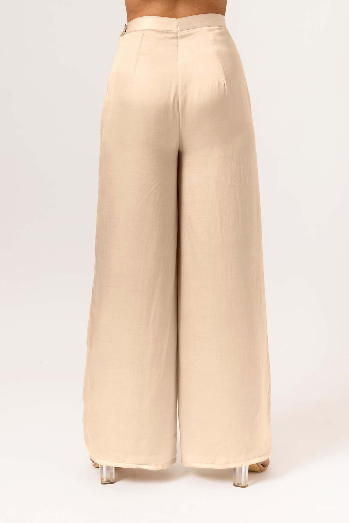 Ecru wide legged pants