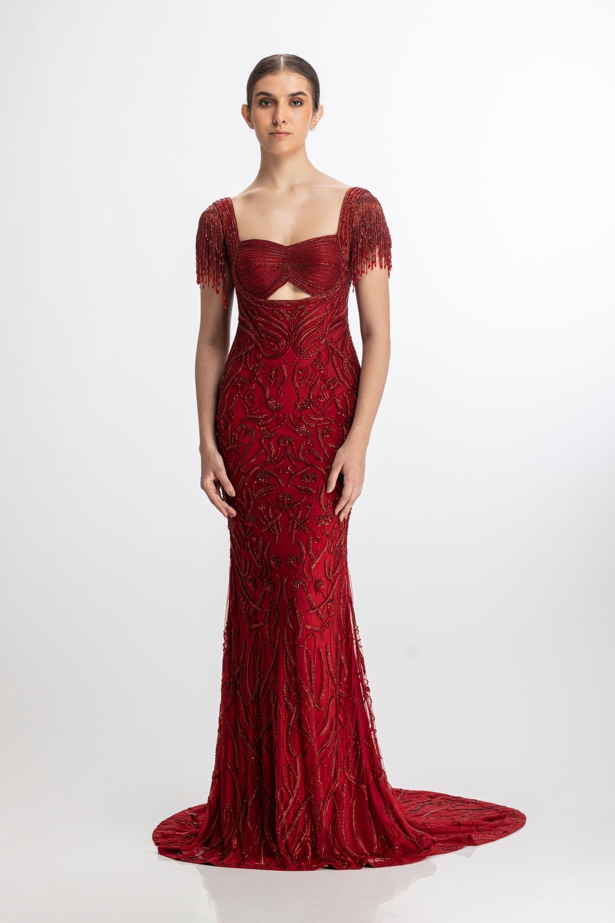 Scarlet Red Gown