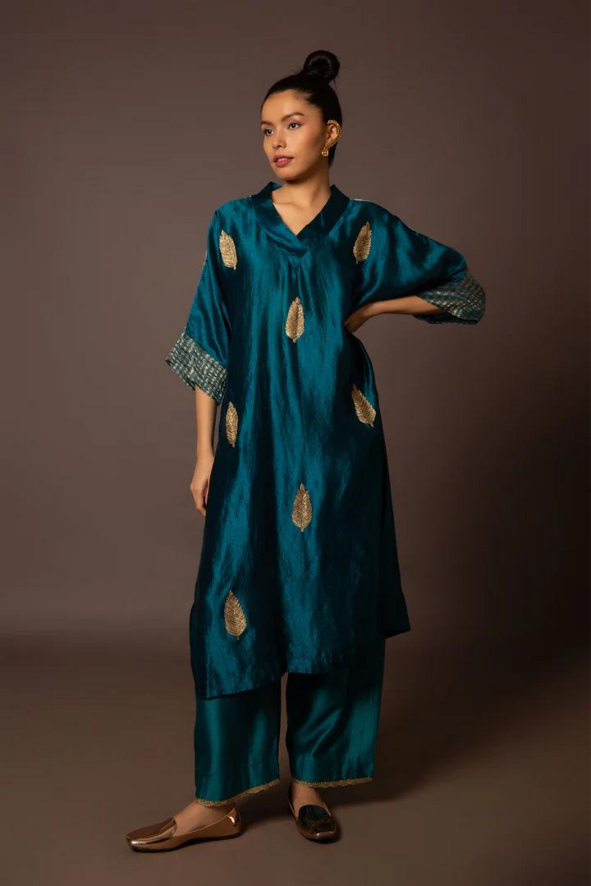 Kaftan Kurta With Pitta Work