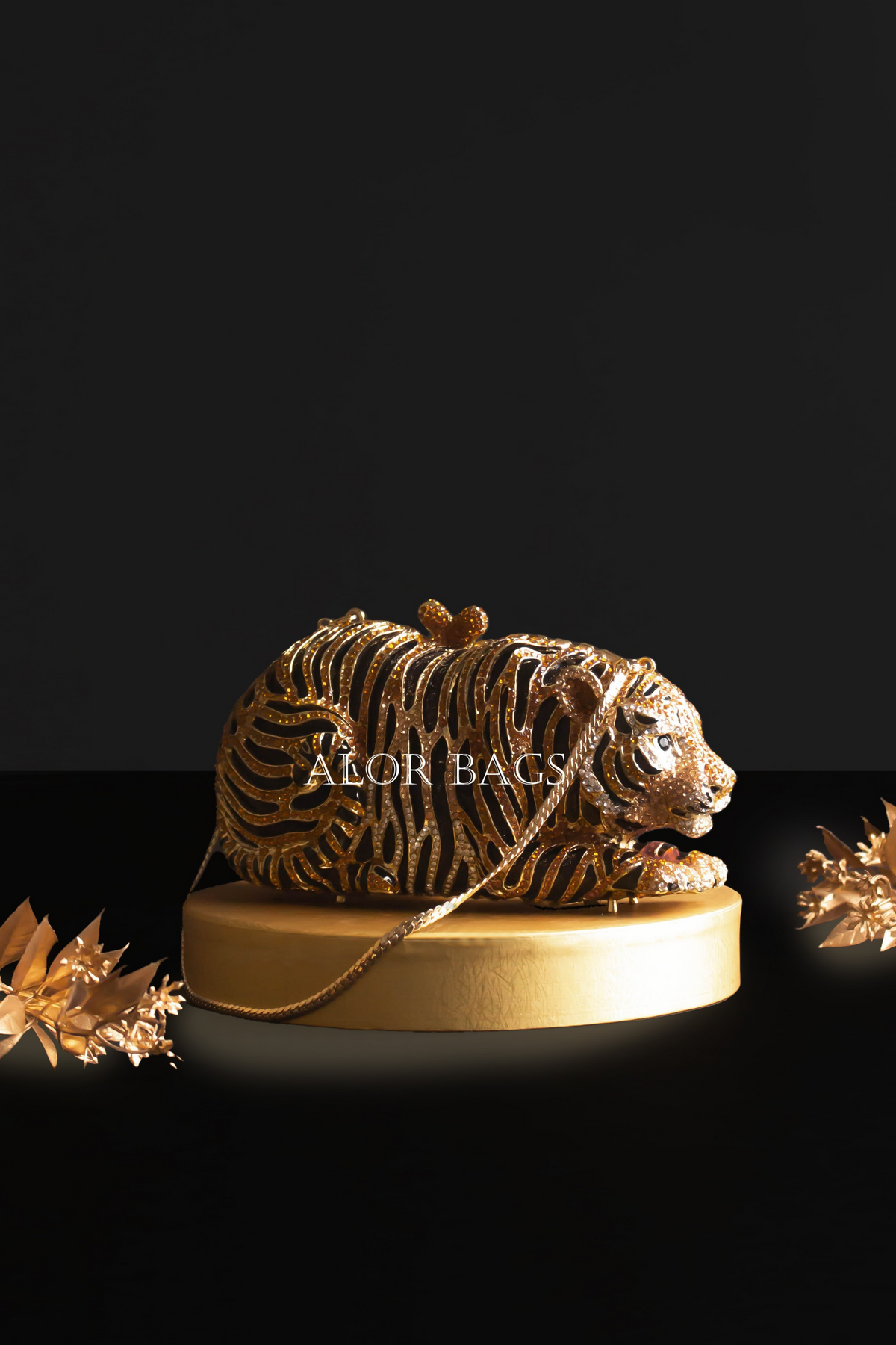 The Gold Tiger Clutch