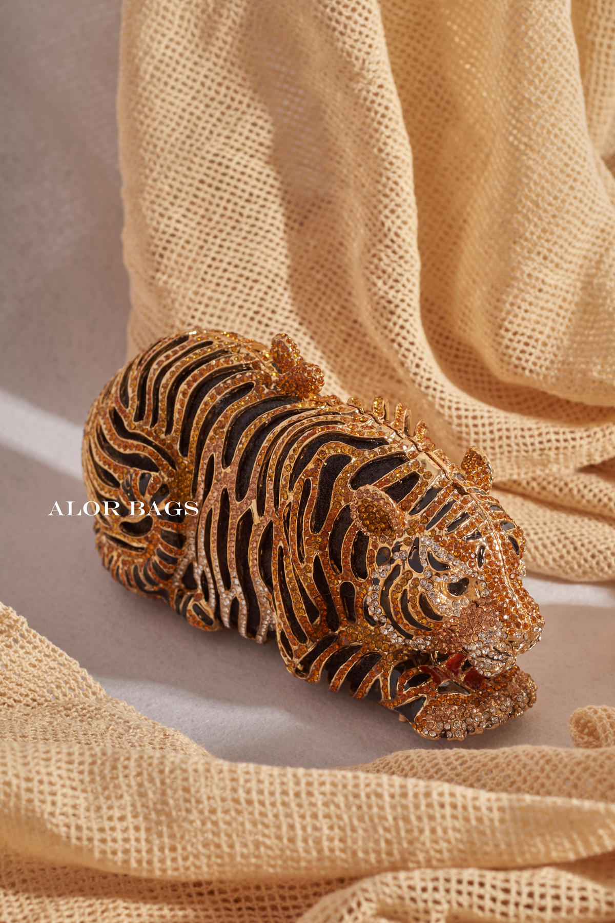 The Gold Tiger Clutch